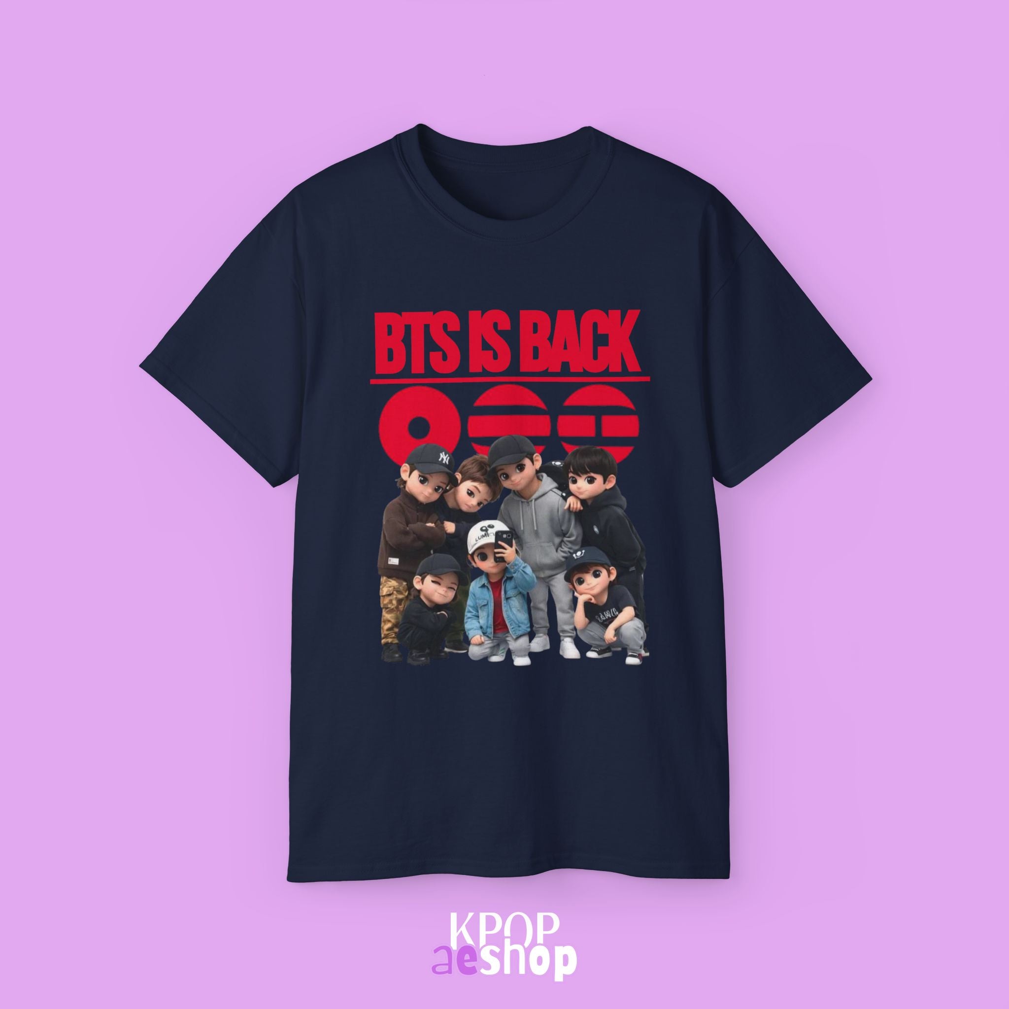 BTS is back, OT7 Arirang Bangtan | Unisex Cotton Tee Shirt