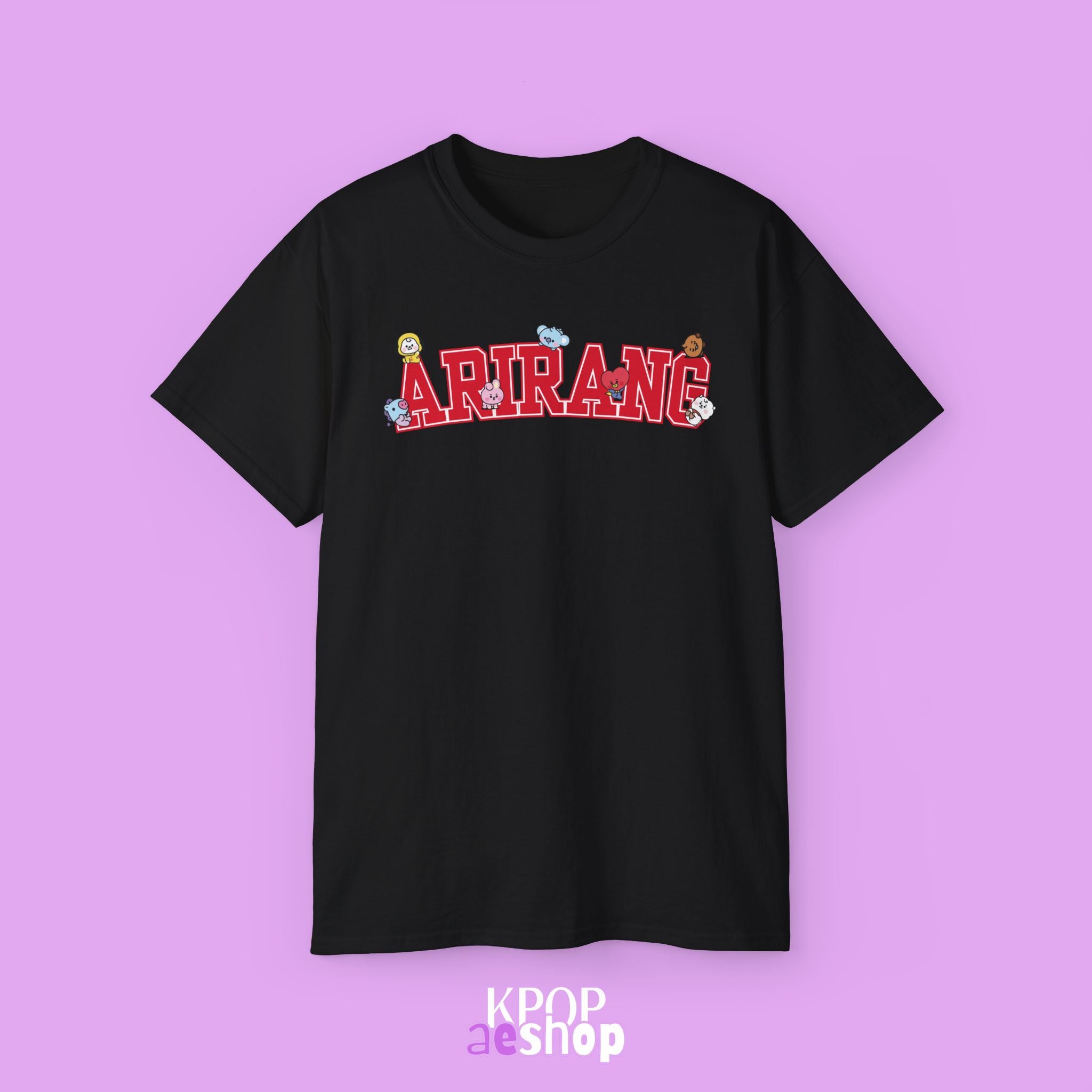 BTS World Tour 2026 Arirang Print | Unisex Cotton T-Shirt