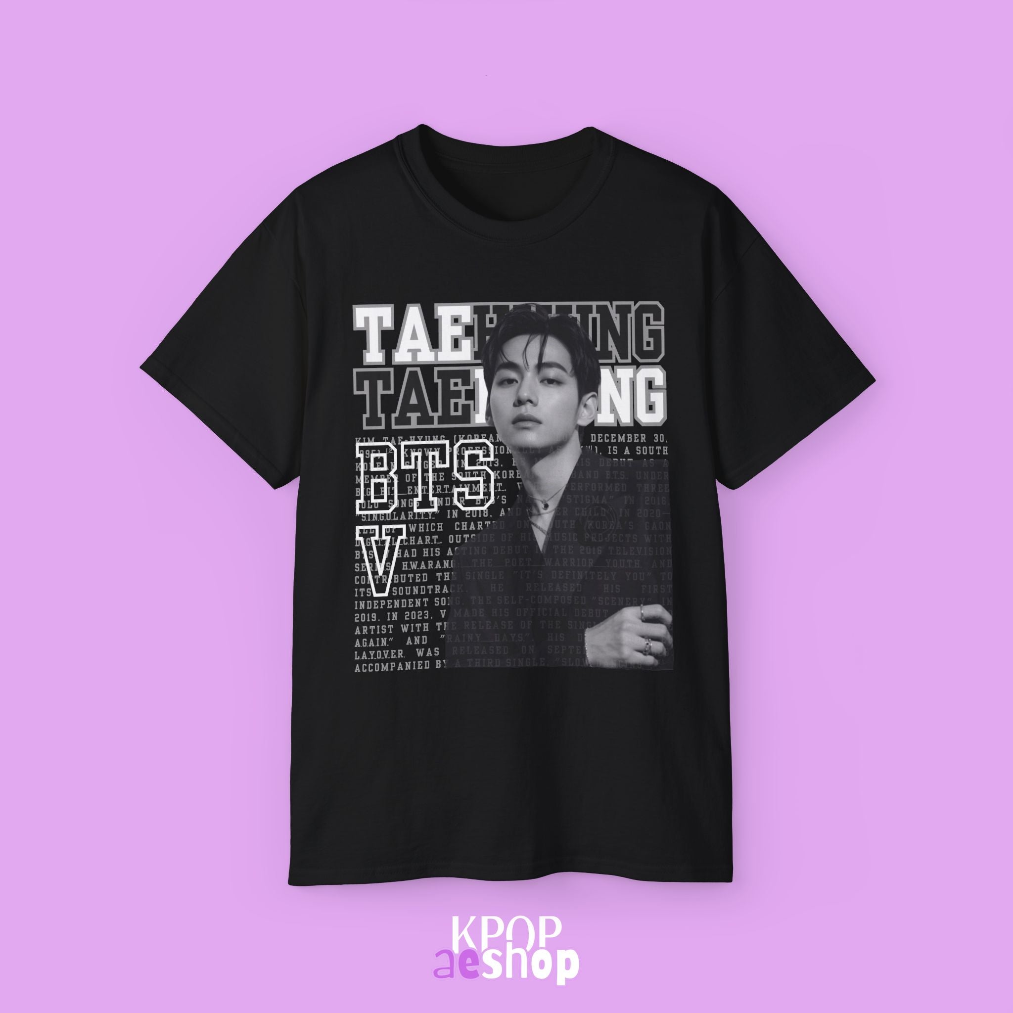 Taehyung BTS V | Unisex Cotton T-Shirt