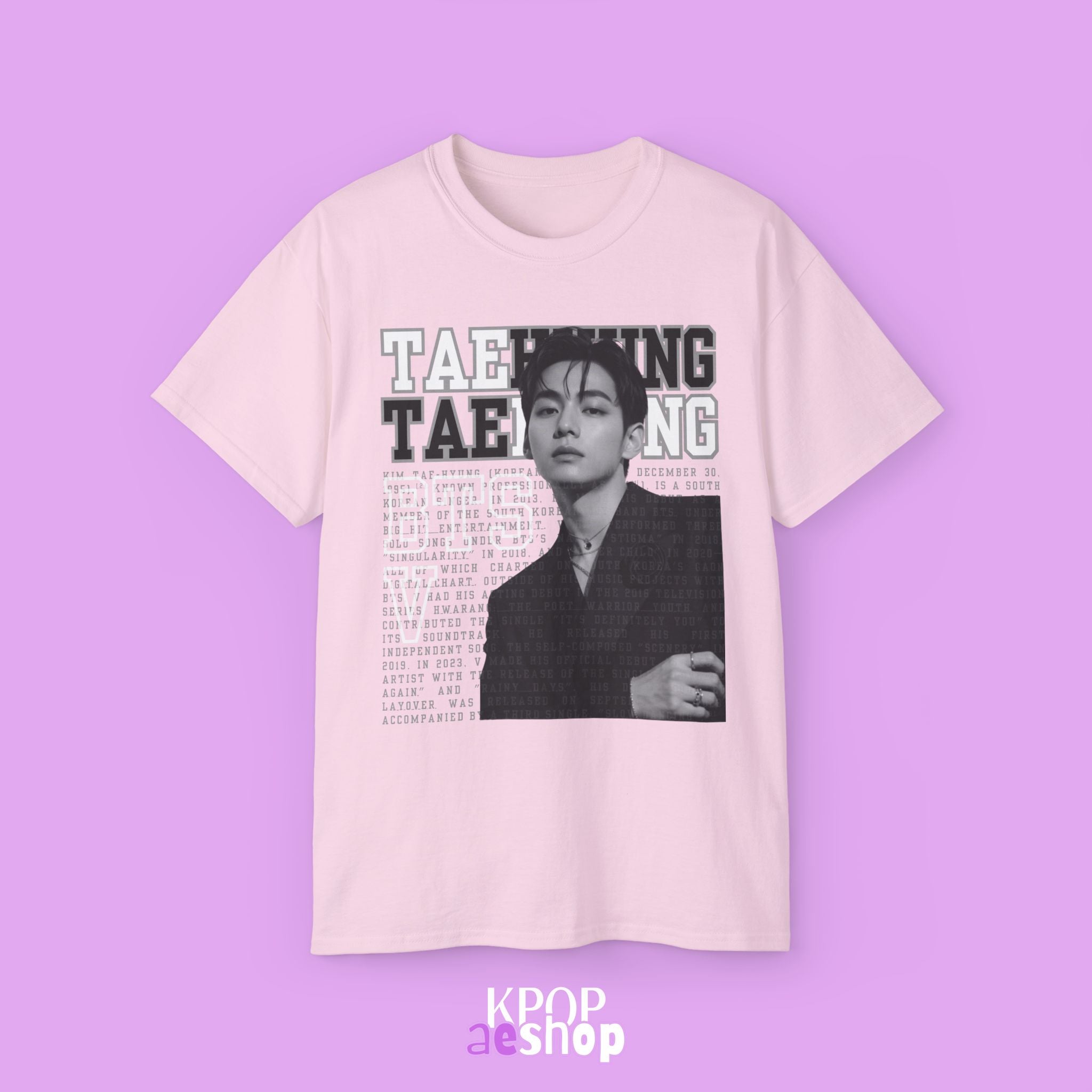 Taehyung BTS V | Unisex Cotton T-Shirt
