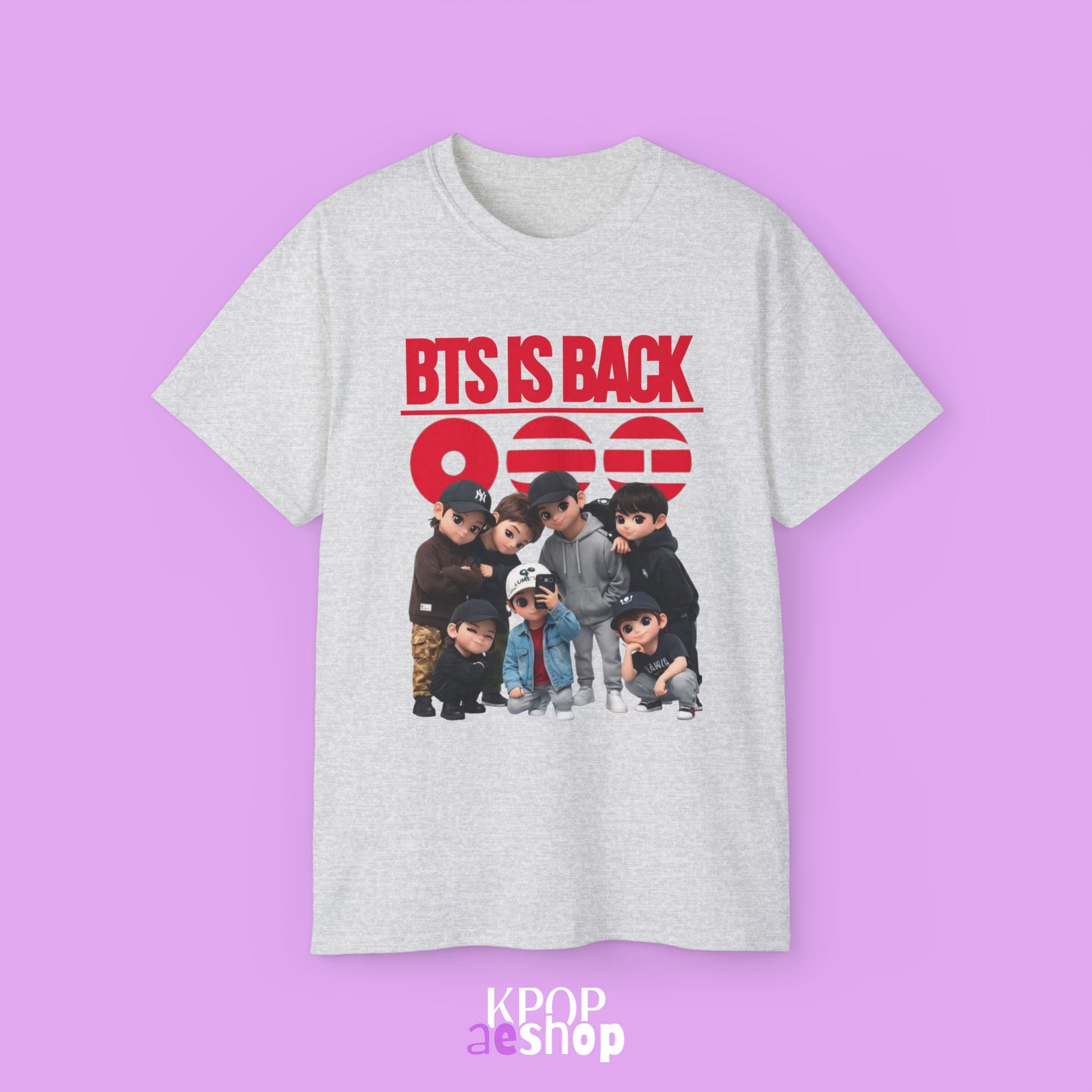 BTS is back, OT7 Arirang Bangtan | Unisex Cotton Tee Shirt