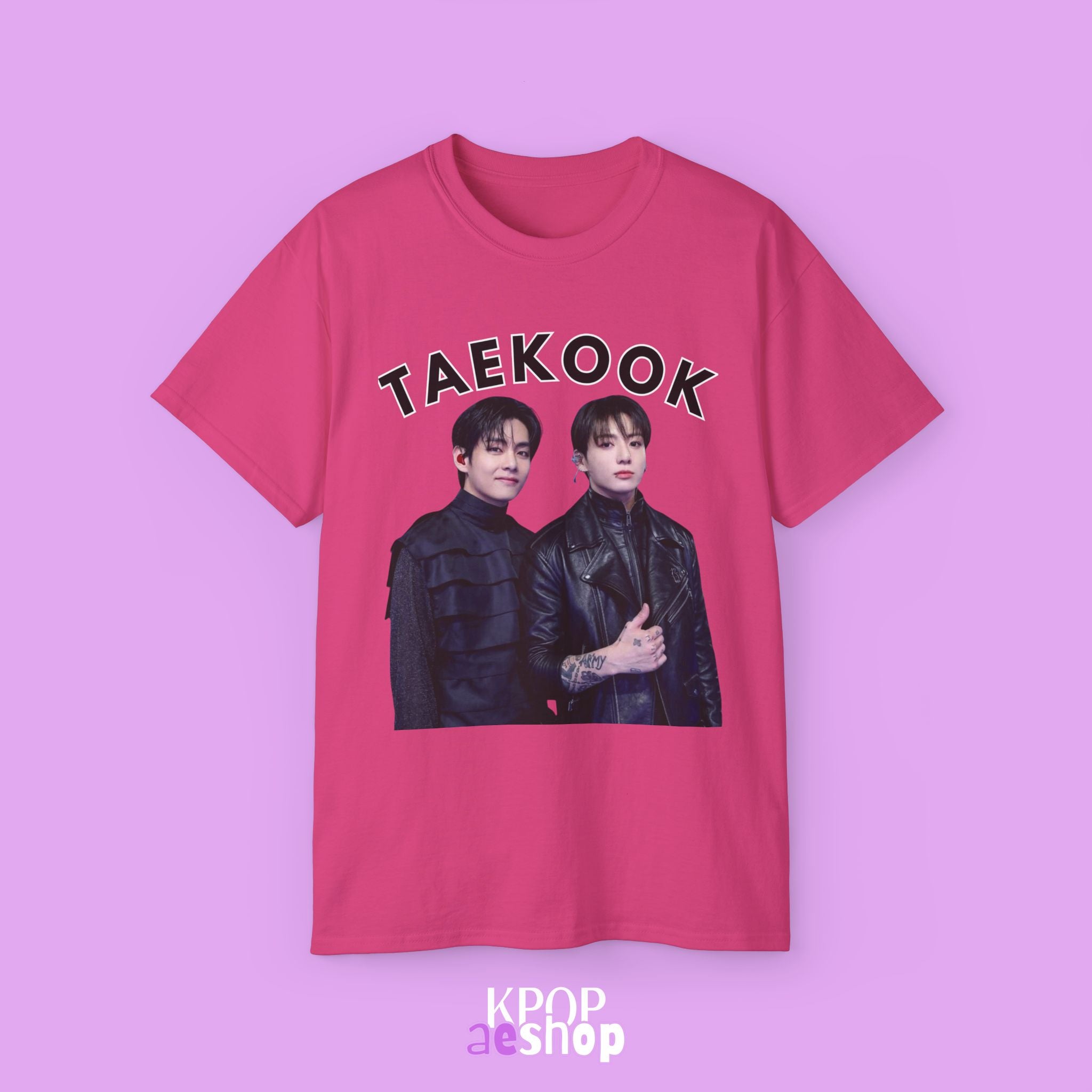 Taekook BTS Taehyung and Jungkook | Unisex Cotton Tee Shirt