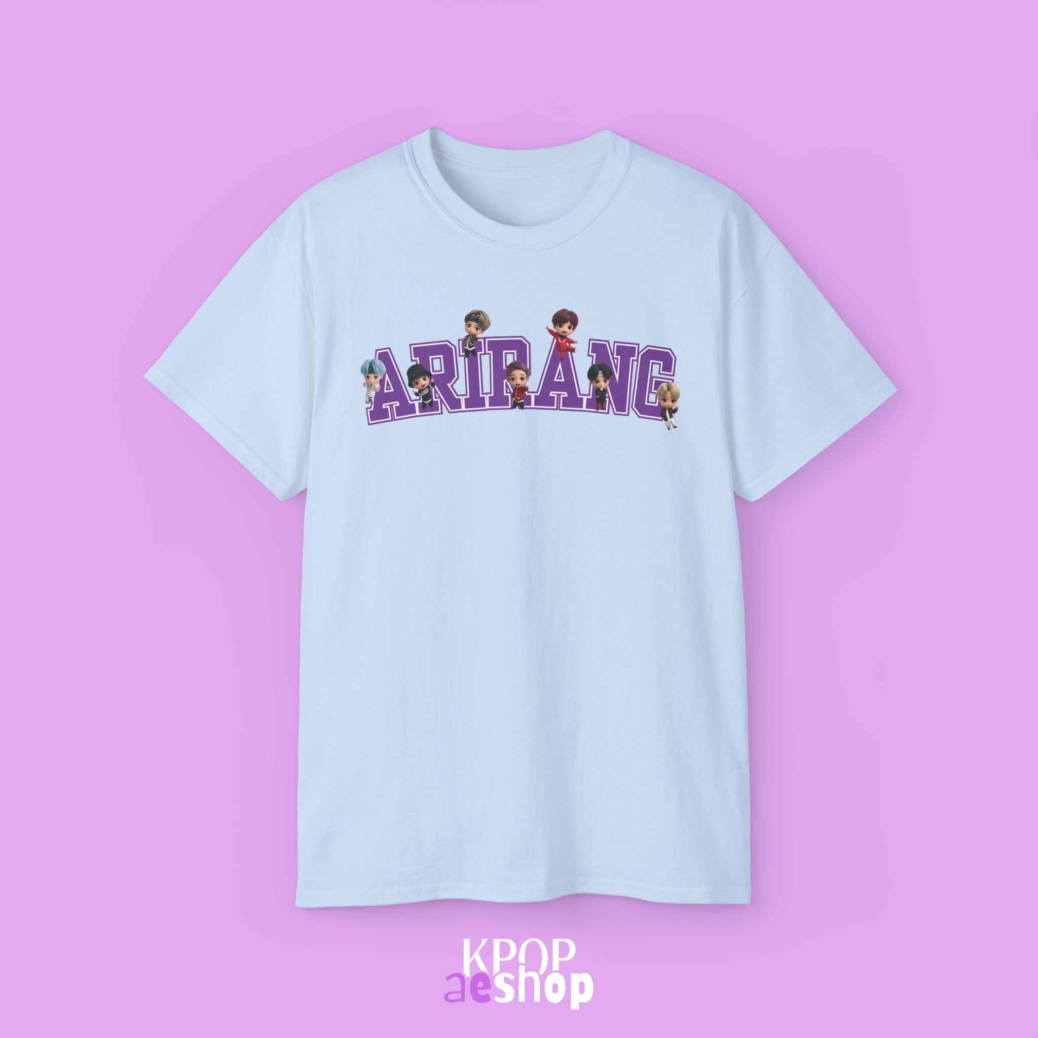 Arirang Bangtan, tinytan Cute Print | Unisex Cotton Tee Shirt