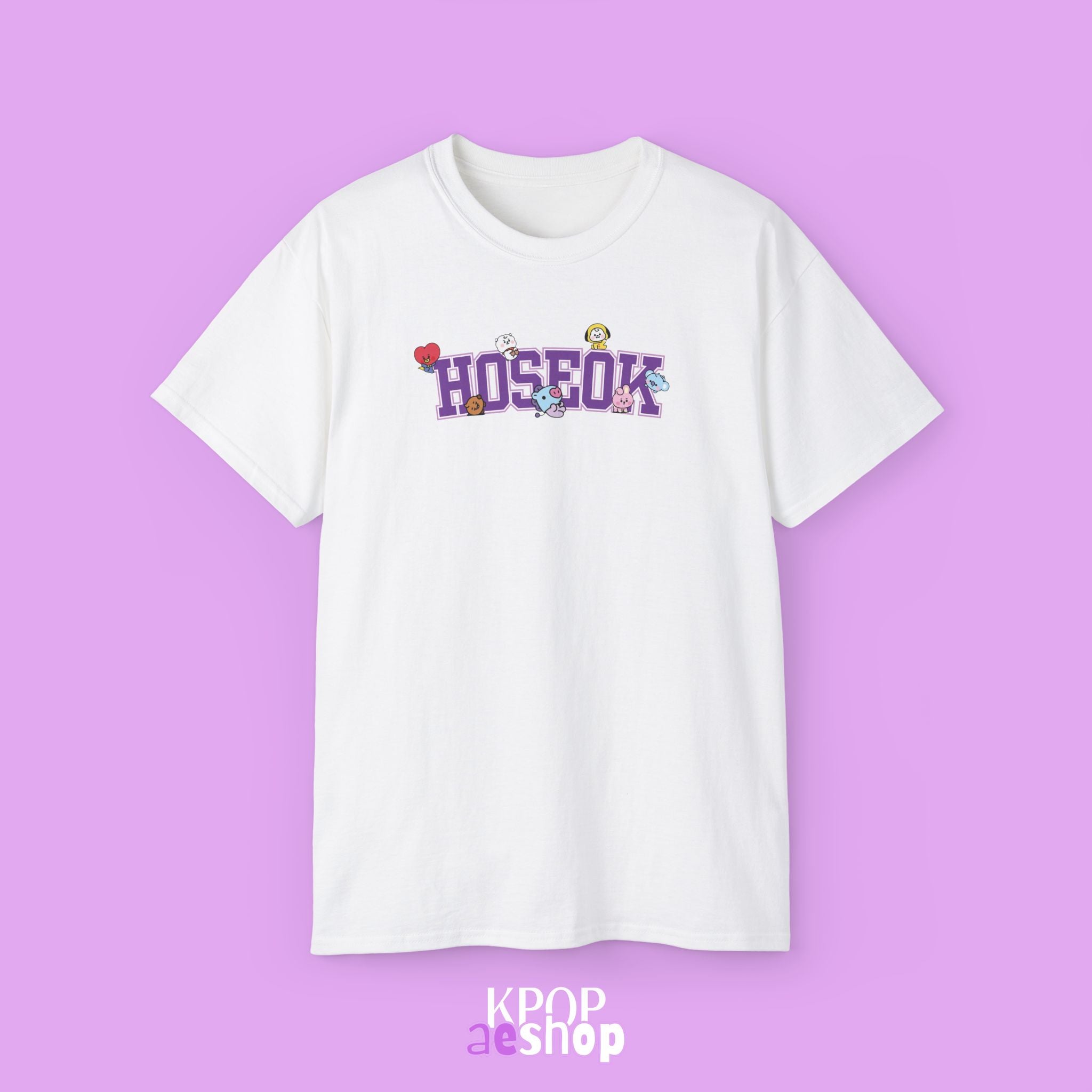 Hoseok BTS Print | Unisex Cotton T-Shirt