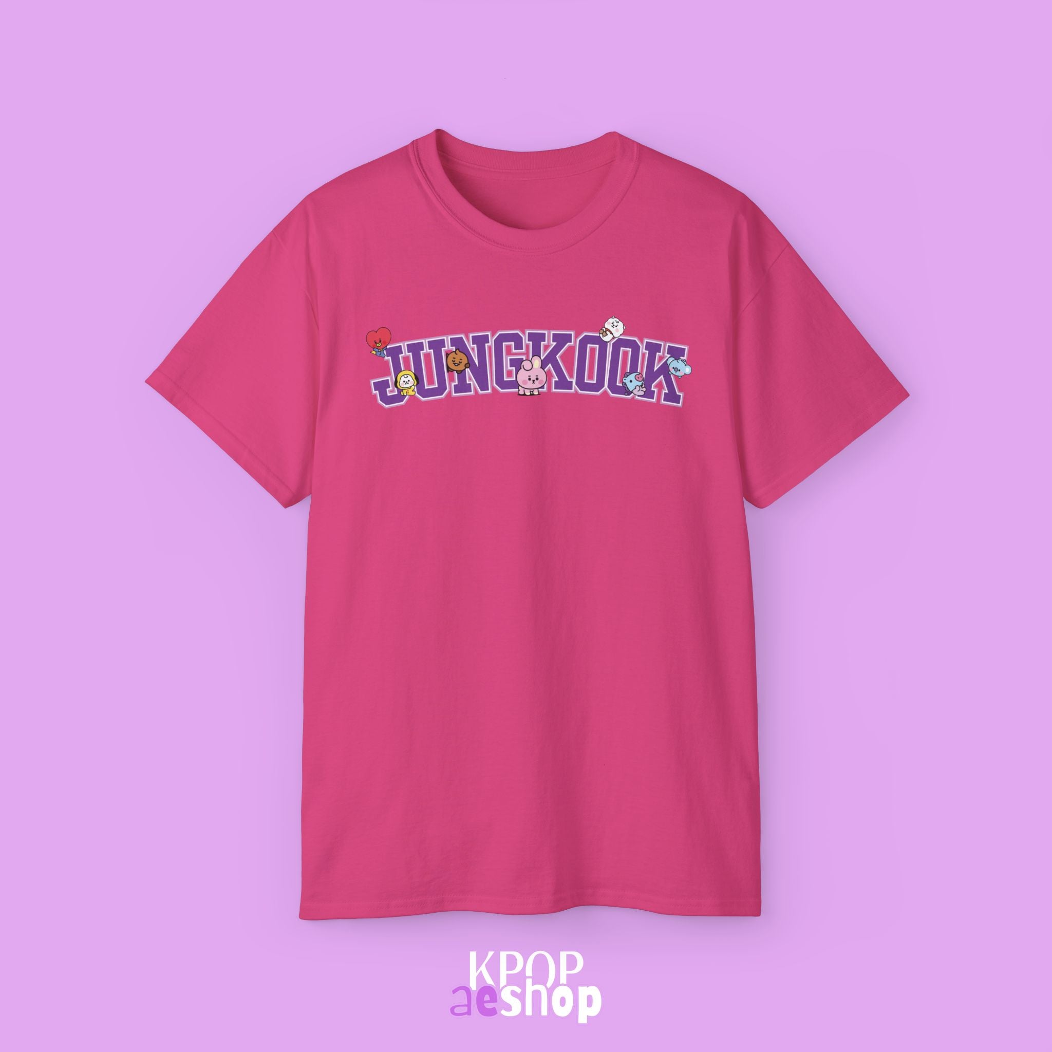 Jungkook BTS Print | Unisex Cotton T-Shirt