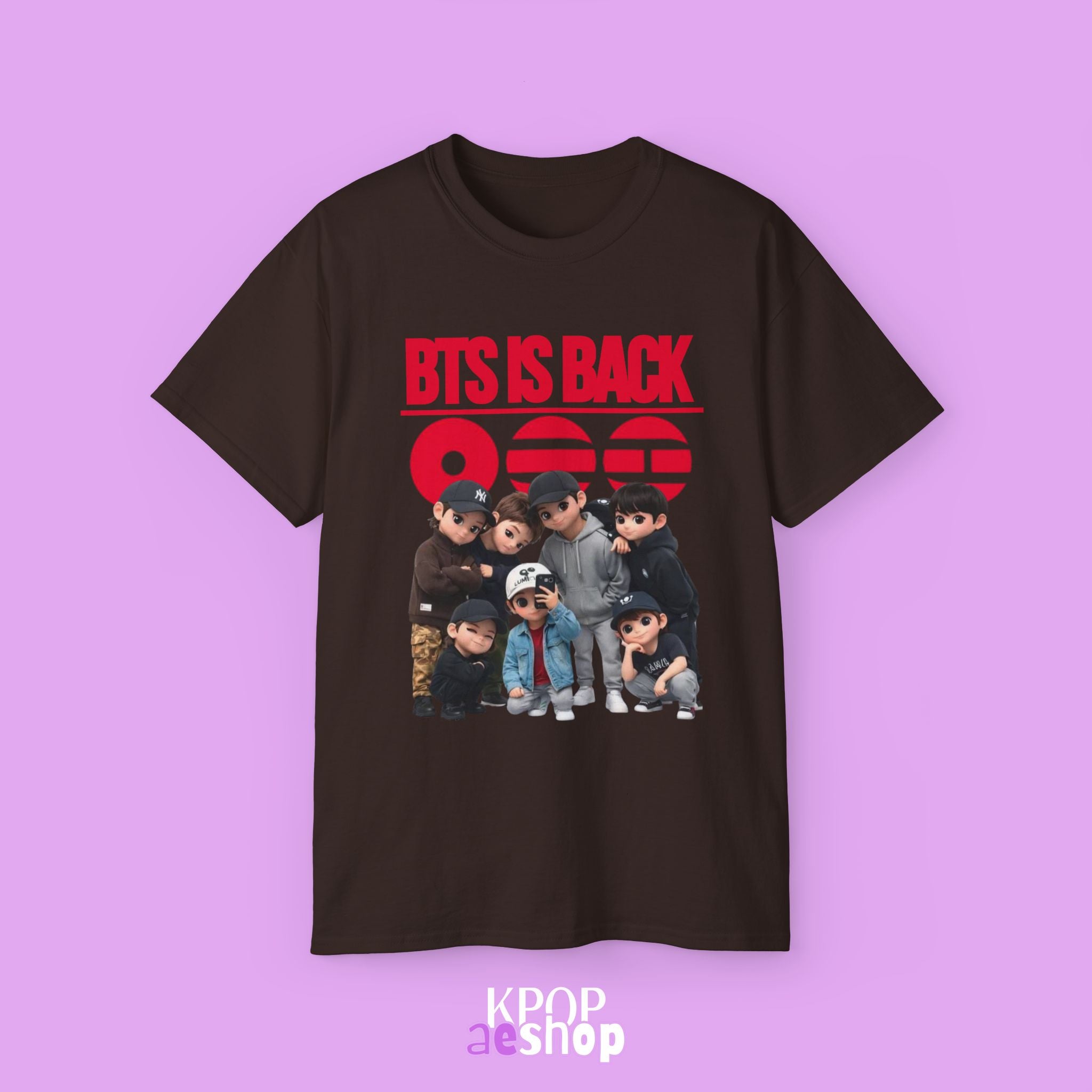 BTS is back, OT7 Arirang Bangtan | Unisex Cotton Tee Shirt