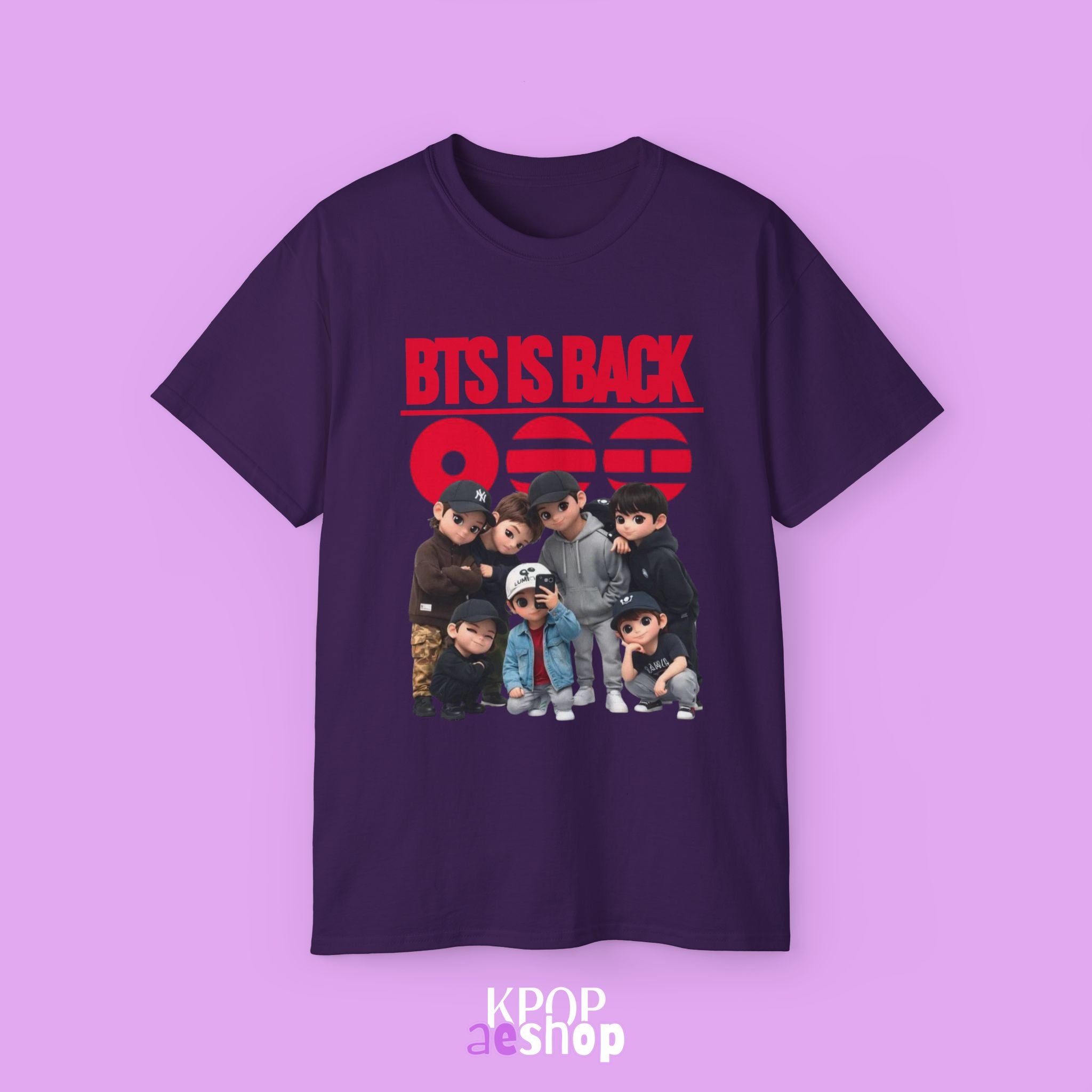 BTS is back, OT7 Arirang Bangtan | Unisex Cotton Tee Shirt