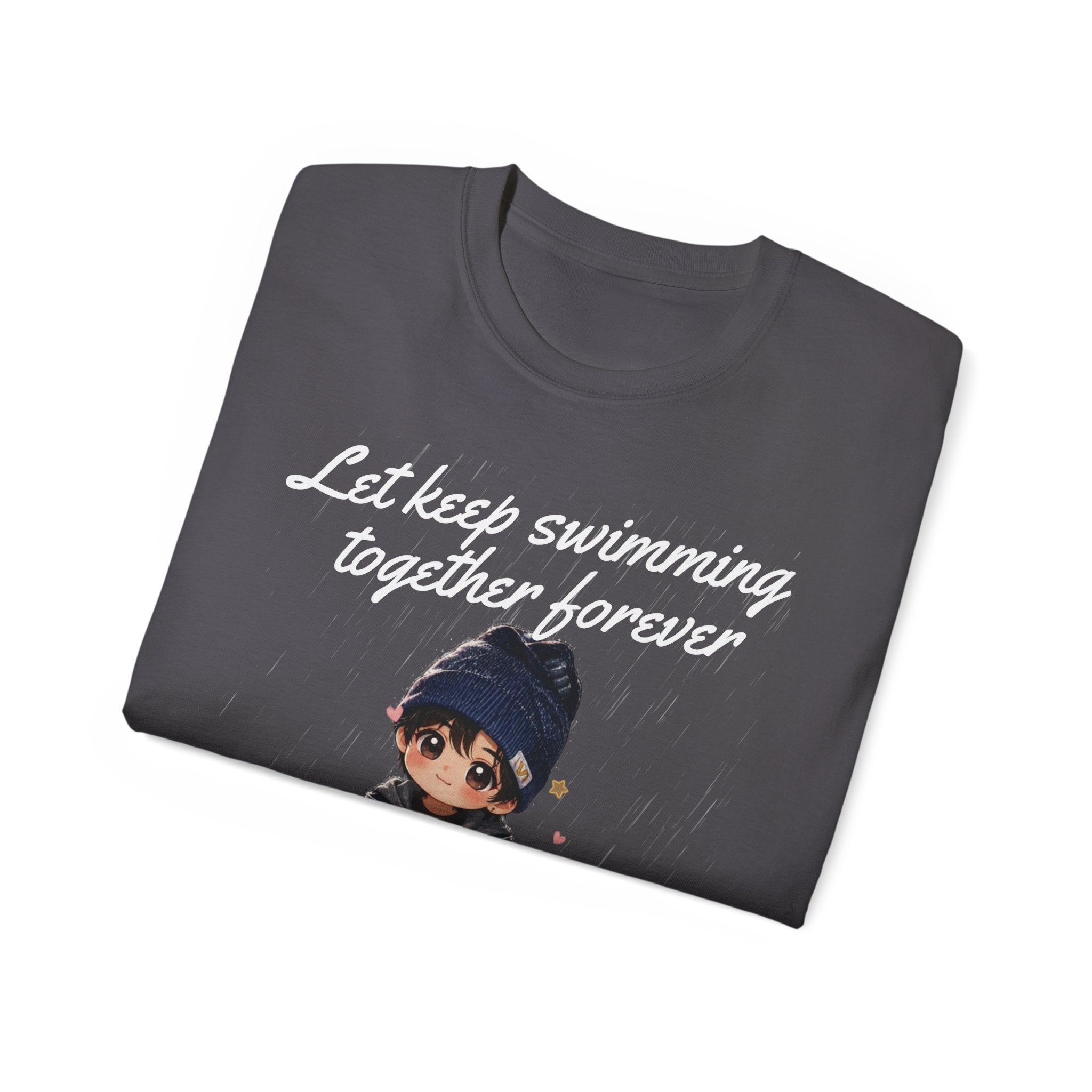 Let Keep Swimming Together Forever - BTS V | Unisex Cotton T-Shirt