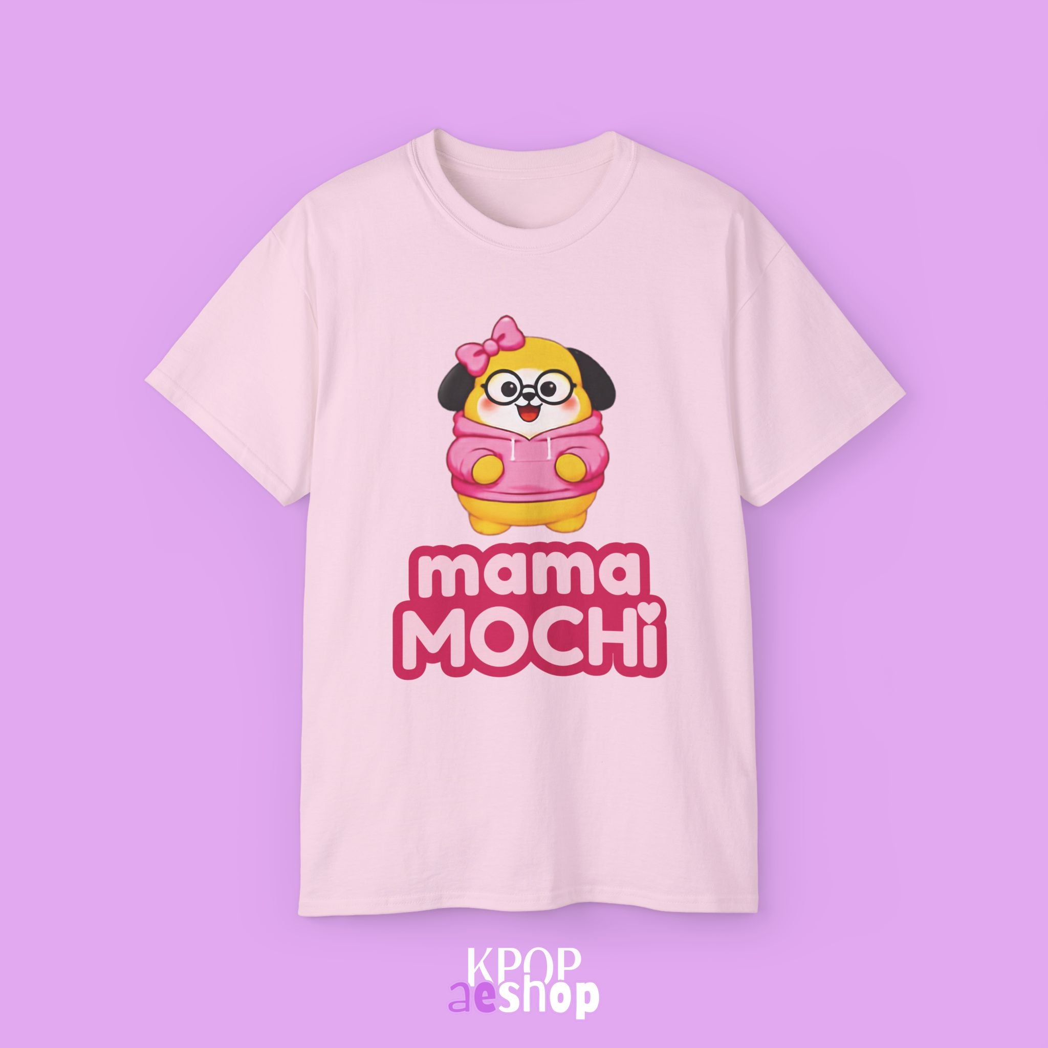 mama MOCHI Cartoon Tee | Cute Fan Shirt