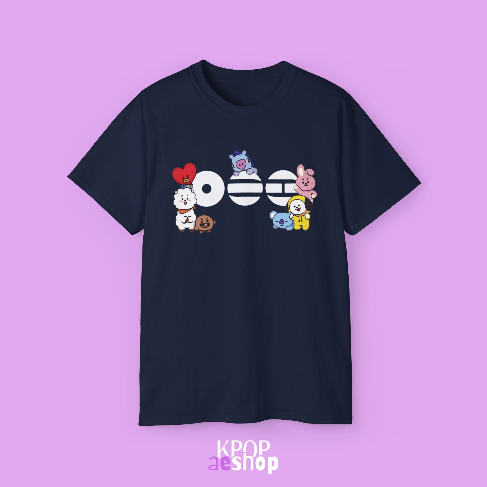 Arirang Bangtan, bt21 Cute Print | Unisex Cotton Tee Shirt