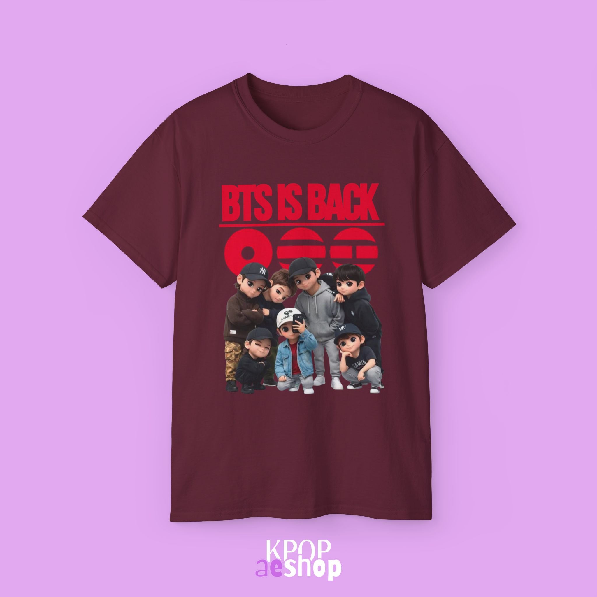 BTS is back, OT7 Arirang Bangtan | Unisex Cotton Tee Shirt
