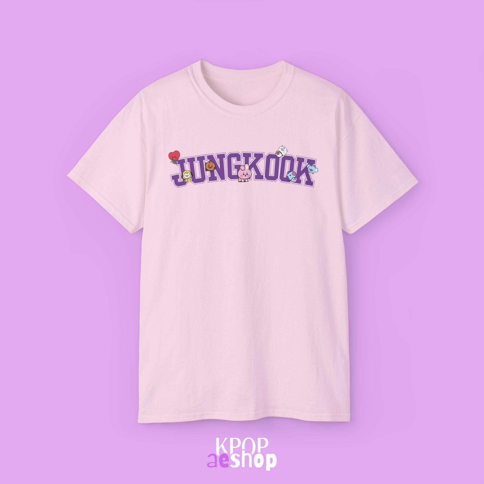 Jungkook BTS Print | Unisex Cotton T-Shirt