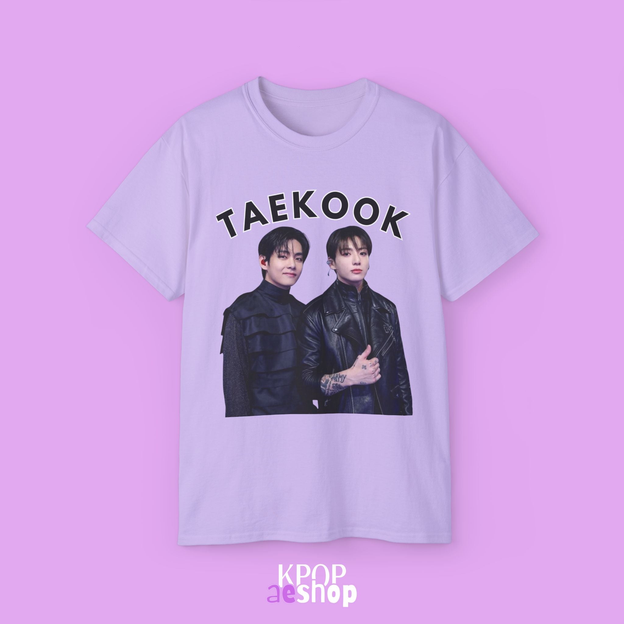 Taekook BTS Taehyung and Jungkook | Unisex Cotton Tee Shirt