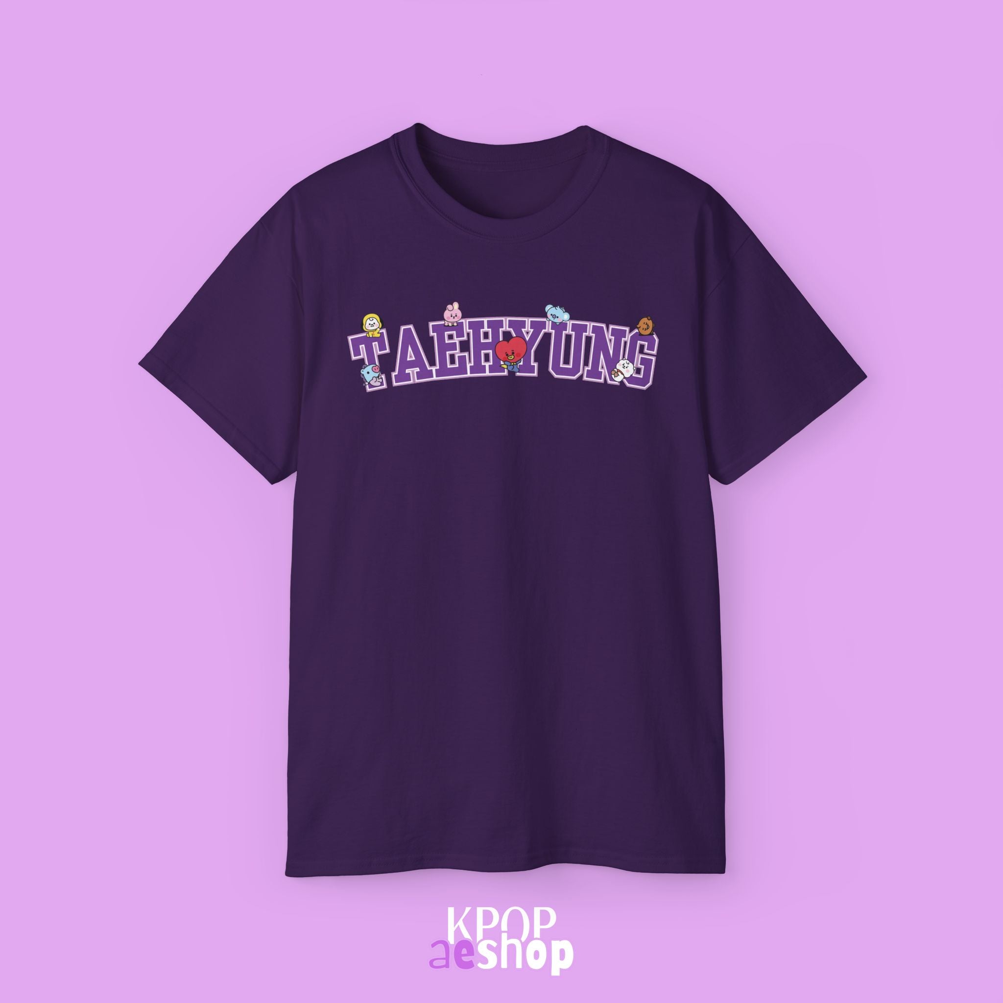 Taehyung BTS Print | Unisex Cotton T-Shirt