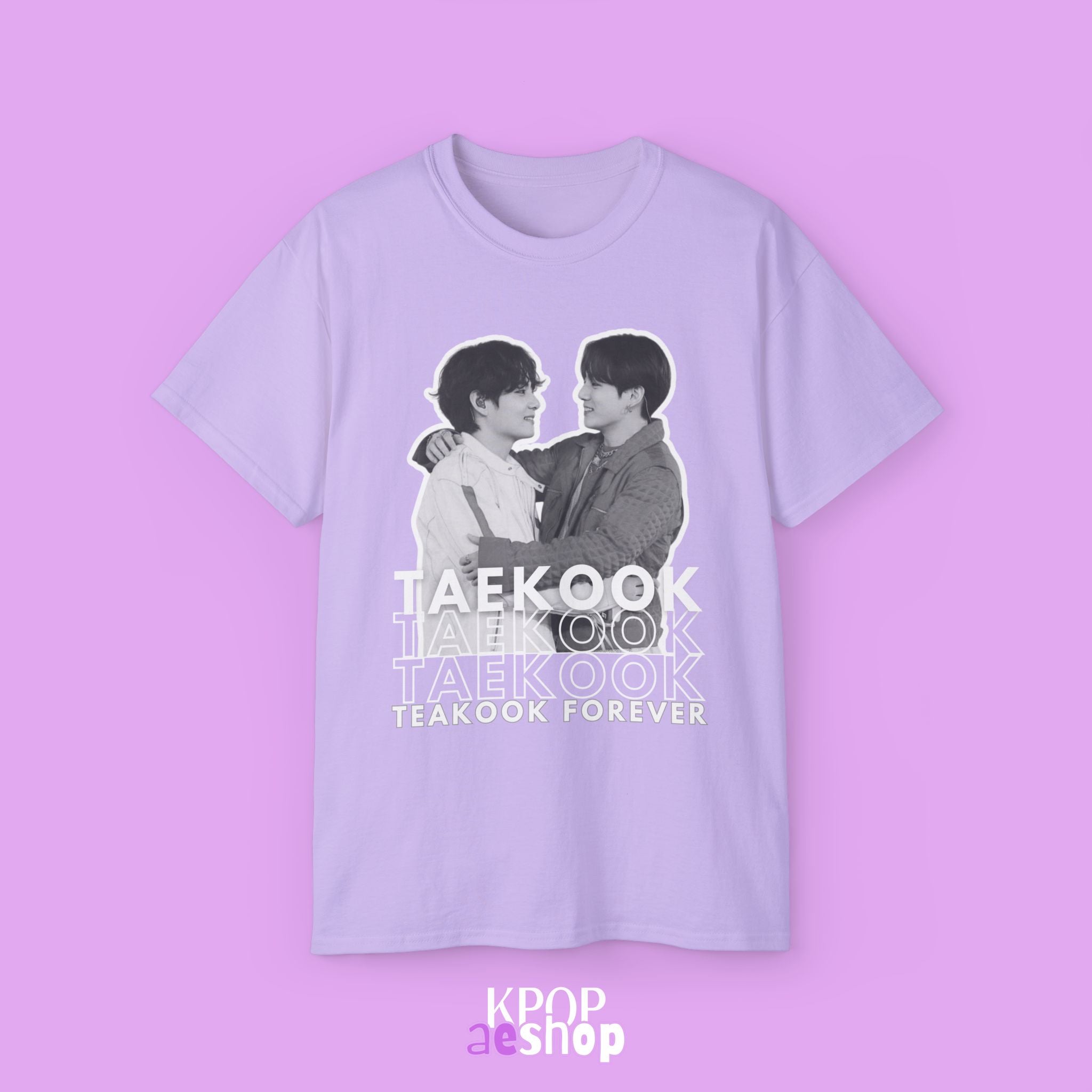 Taekook BTS, Taehyung and Jungkook | Unisex Cotton Tee Shirt