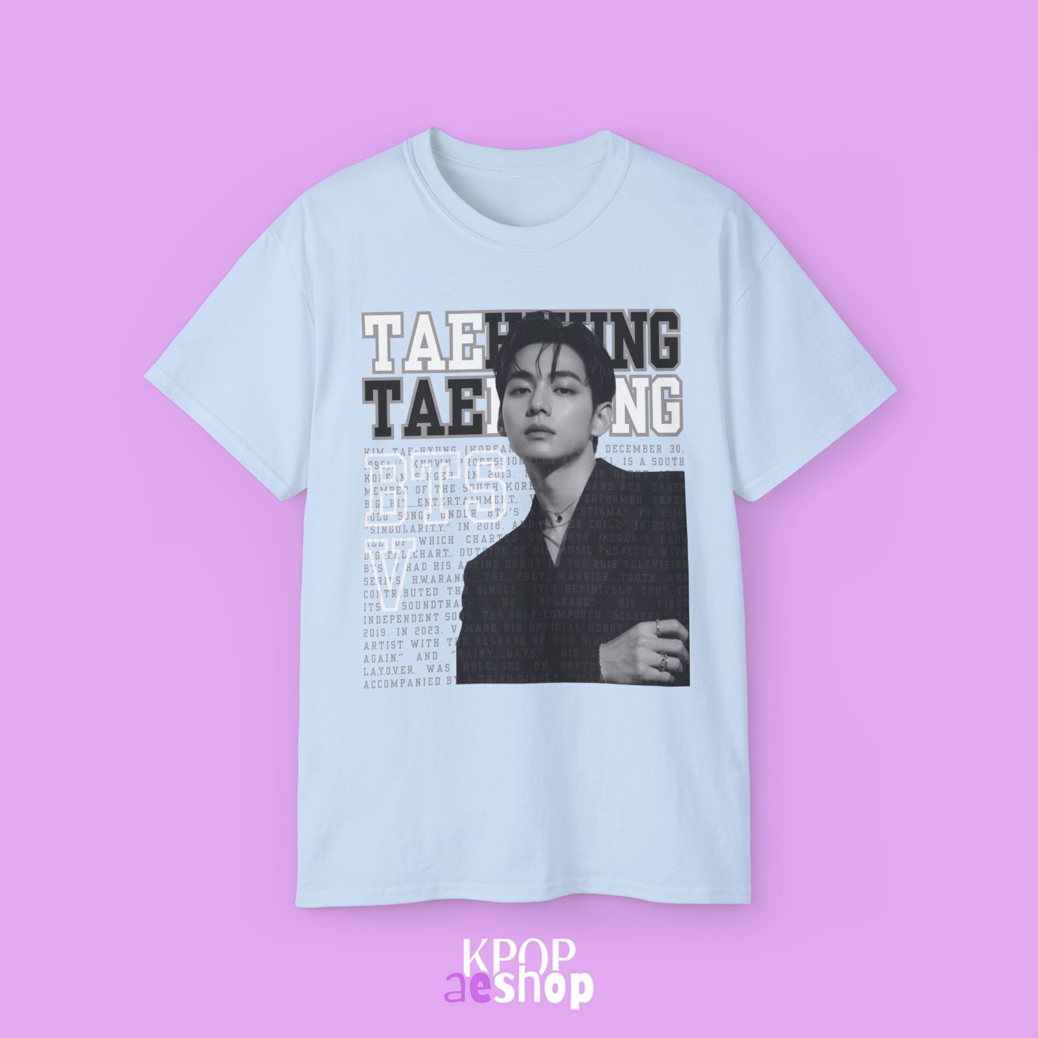 Taehyung BTS V | Unisex Cotton T-Shirt