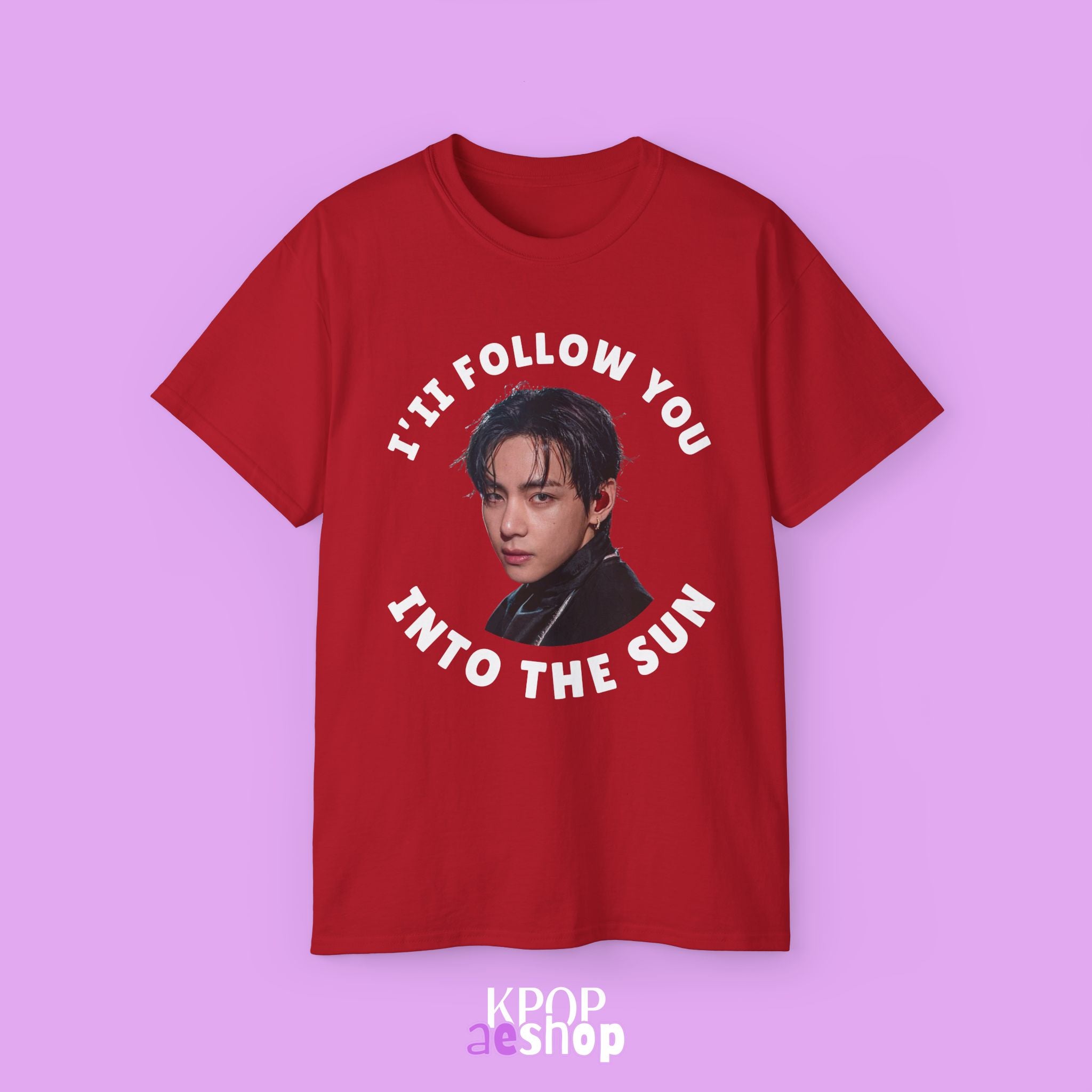 I'll Follow you into the Sun V Taehyung | Unisex Cotton Shirt