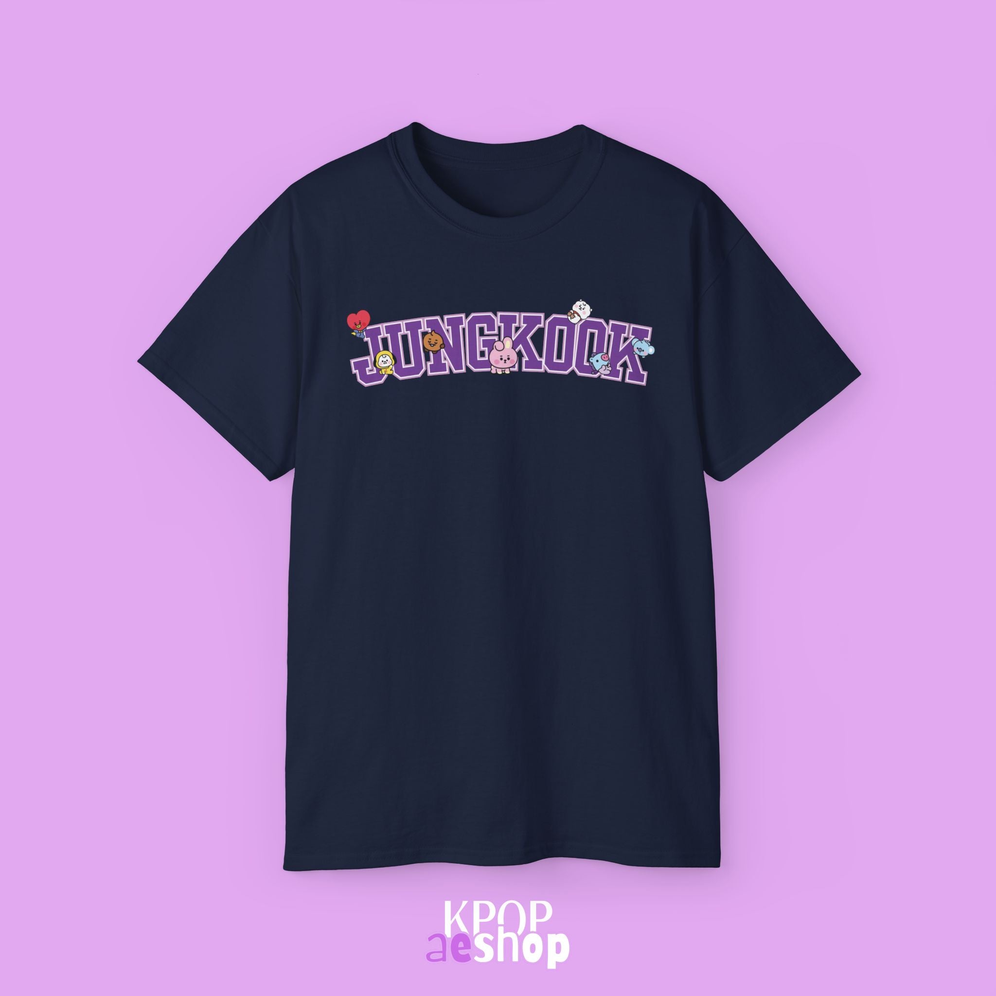 Jungkook BTS Print | Unisex Cotton T-Shirt