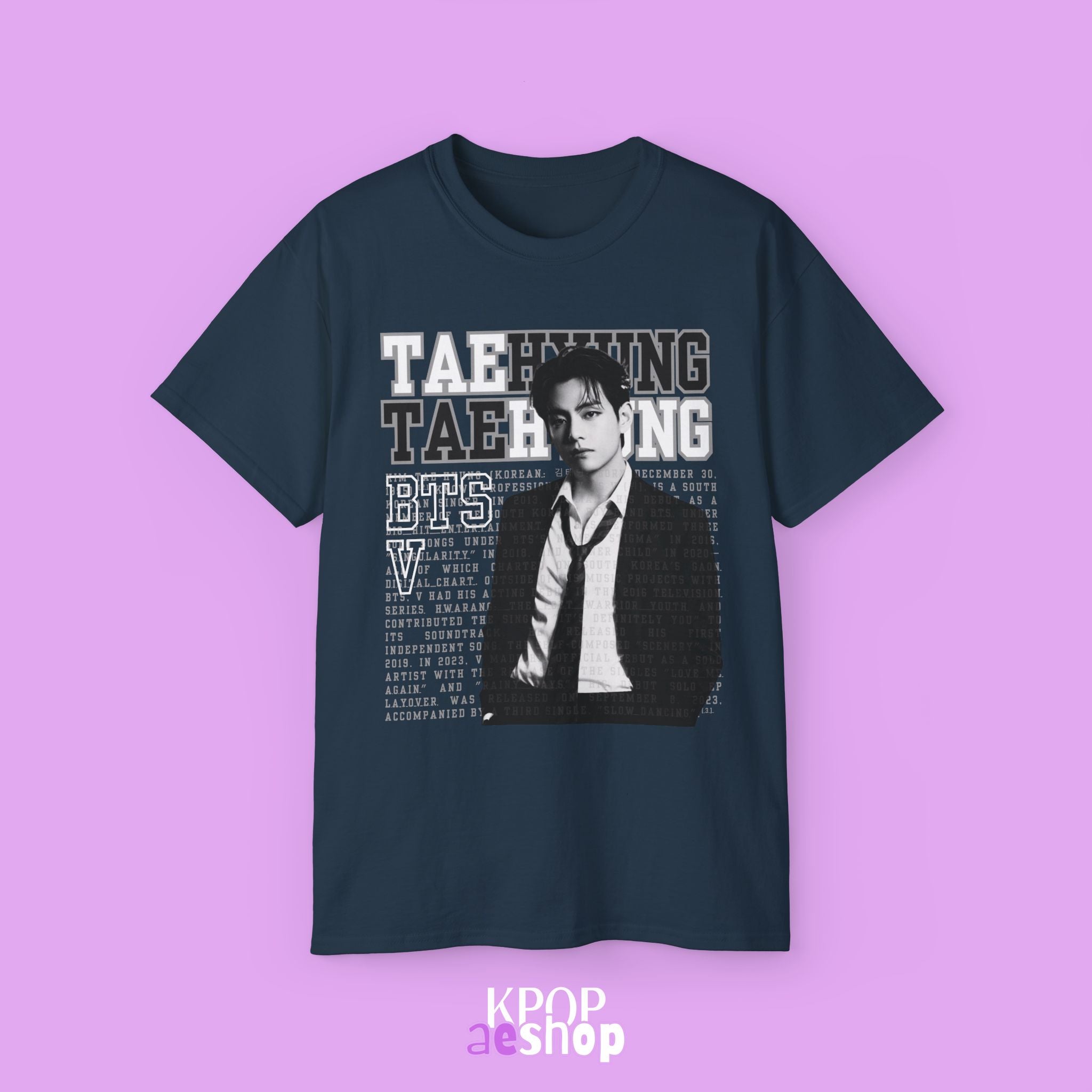 V Taehyung Bangtan | Unisex Cotton T-Shirt
