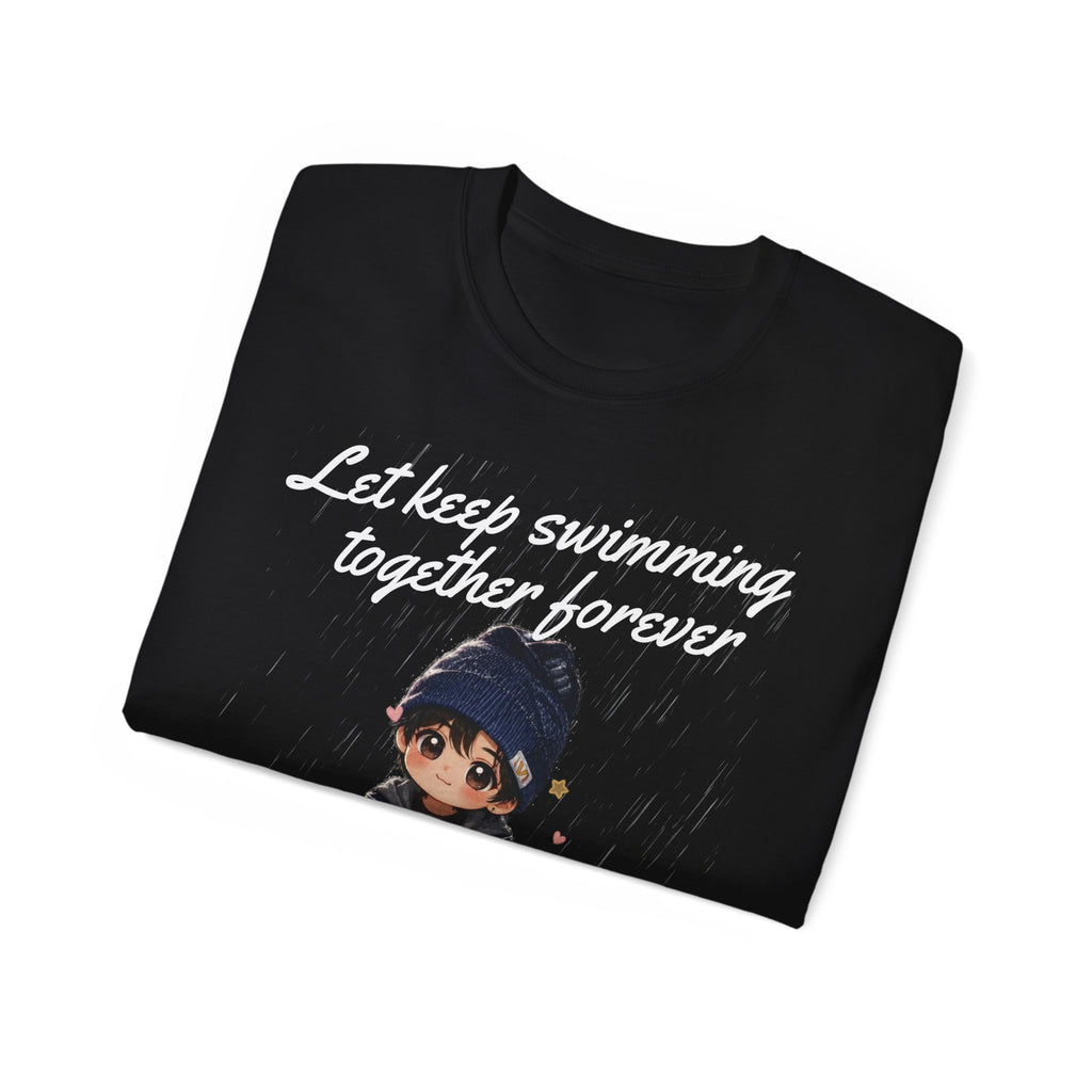 Let Keep Swimming Together Forever - BTS V | Unisex Cotton T-Shirt