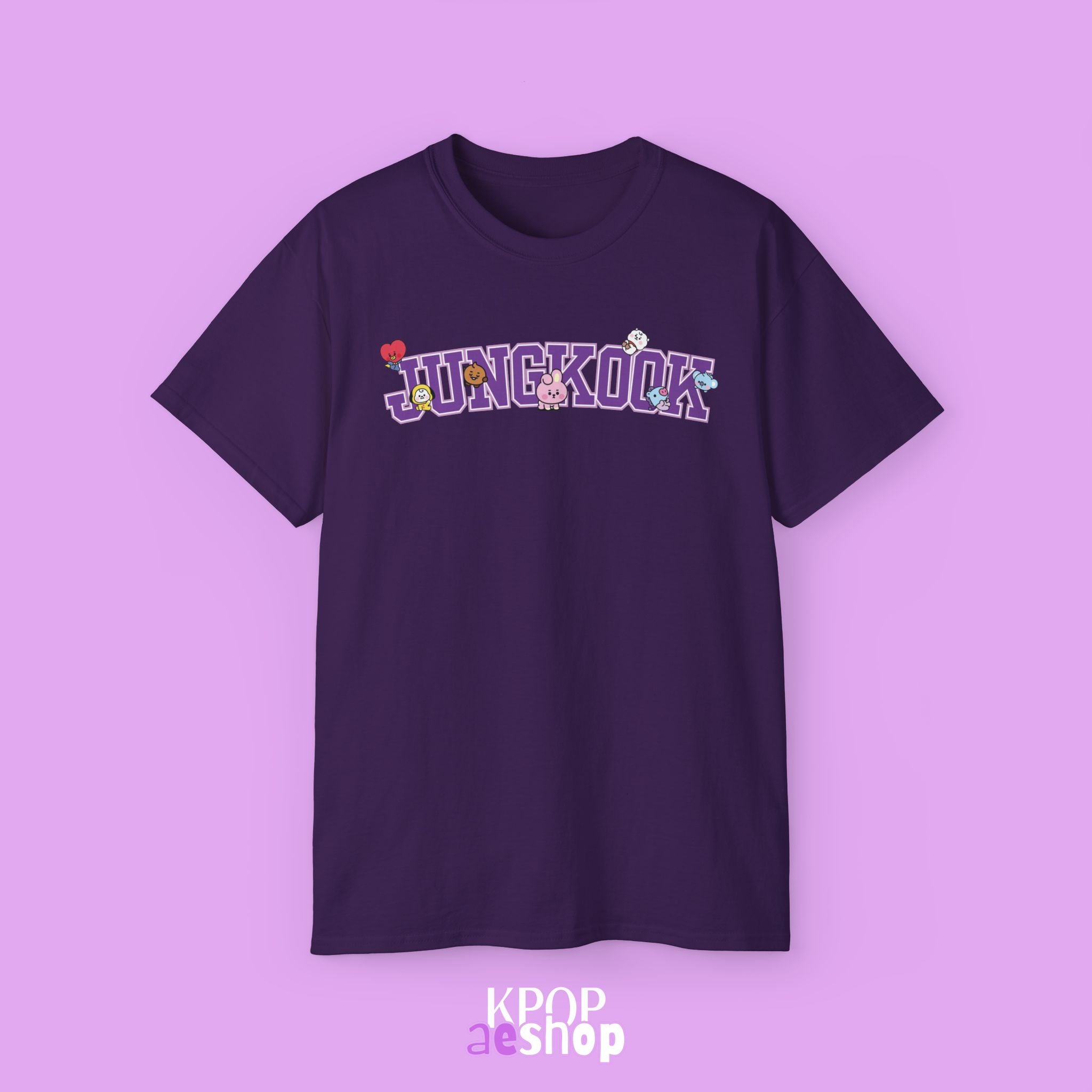 Jungkook BTS Print | Unisex Cotton T-Shirt