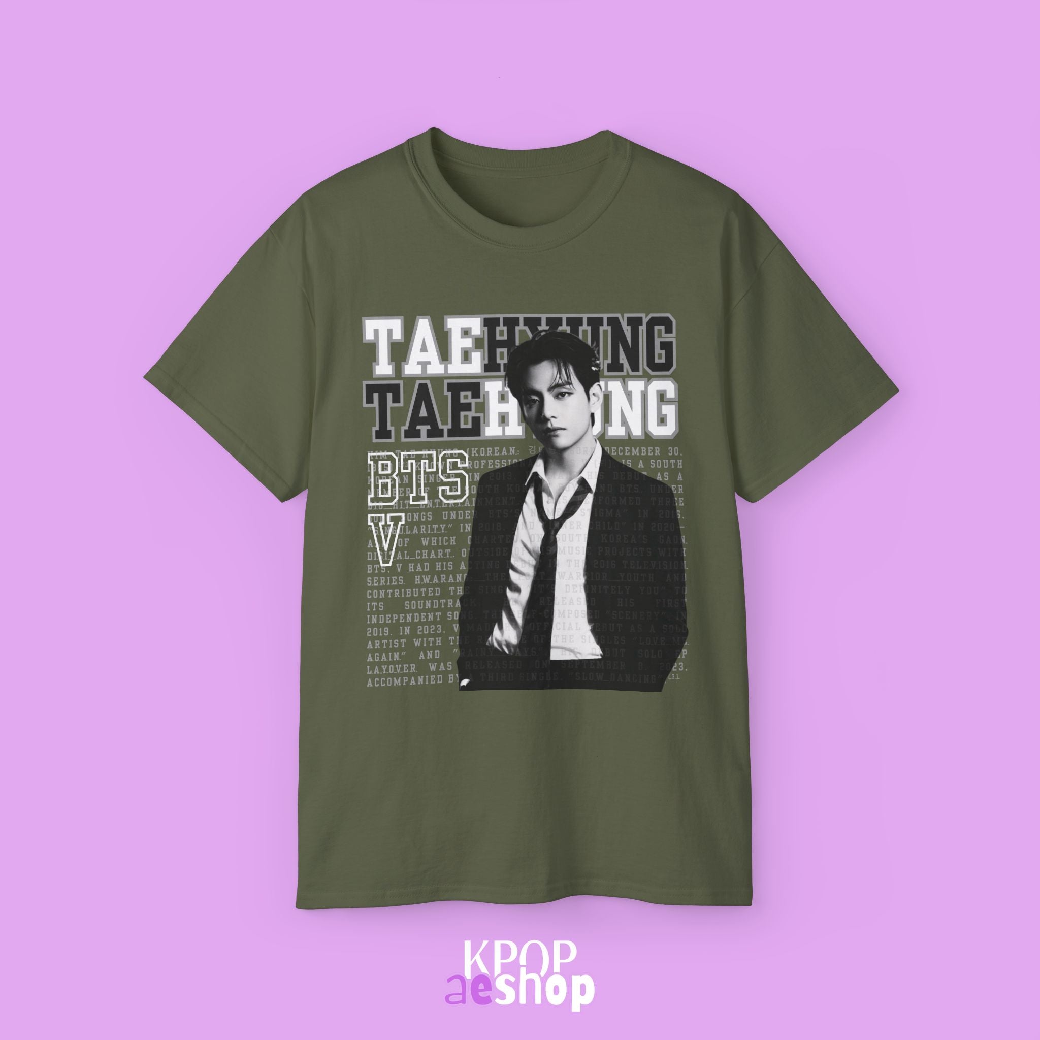V Taehyung Bangtan | Unisex Cotton T-Shirt