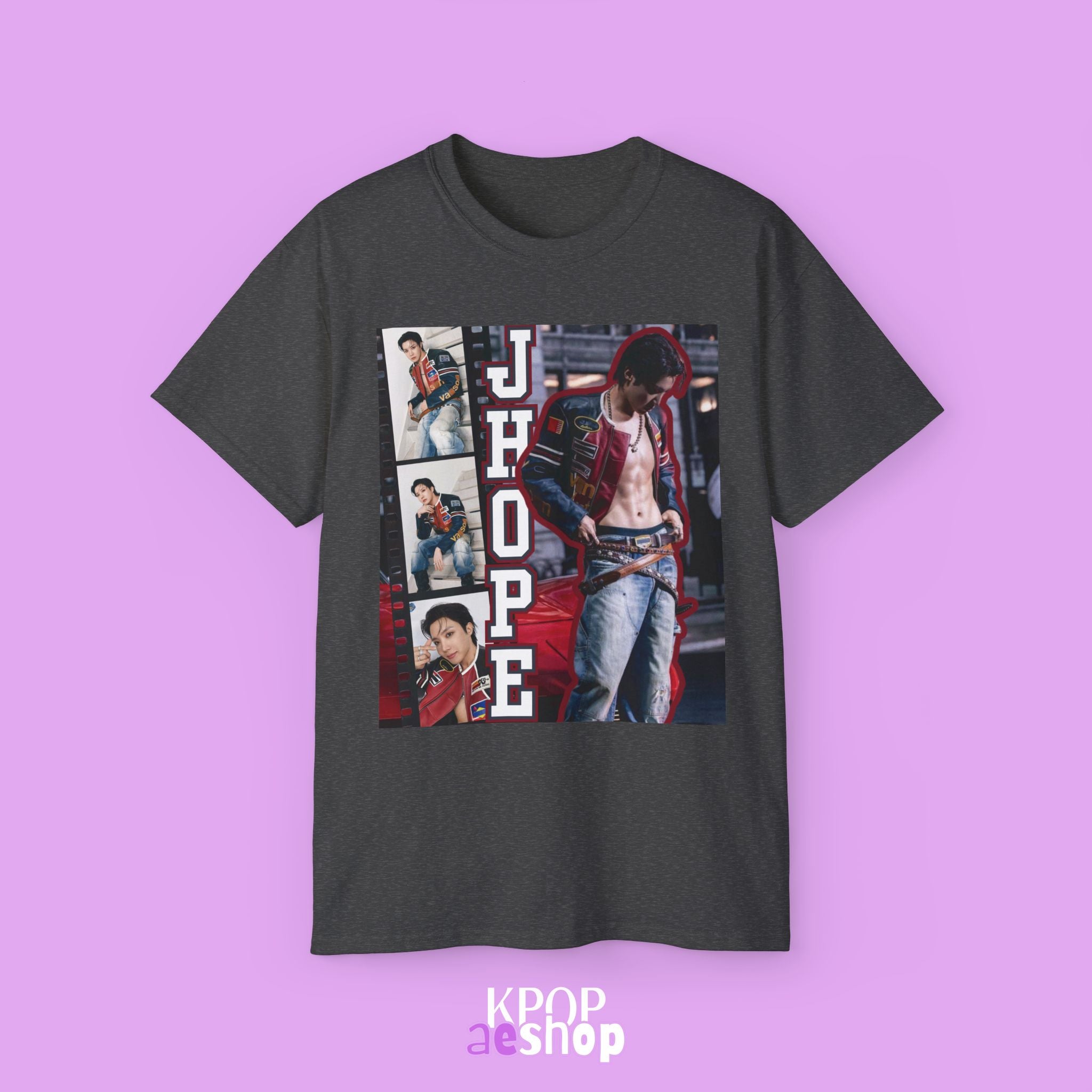 J-Hope Collage Tee Bias BTS | Unisex Graphic Cotton T-Shirt