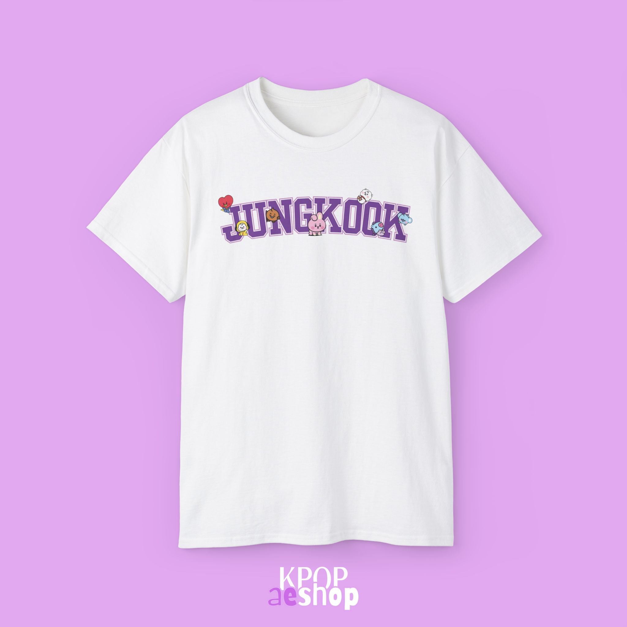 Jungkook BTS Print | Unisex Cotton T-Shirt