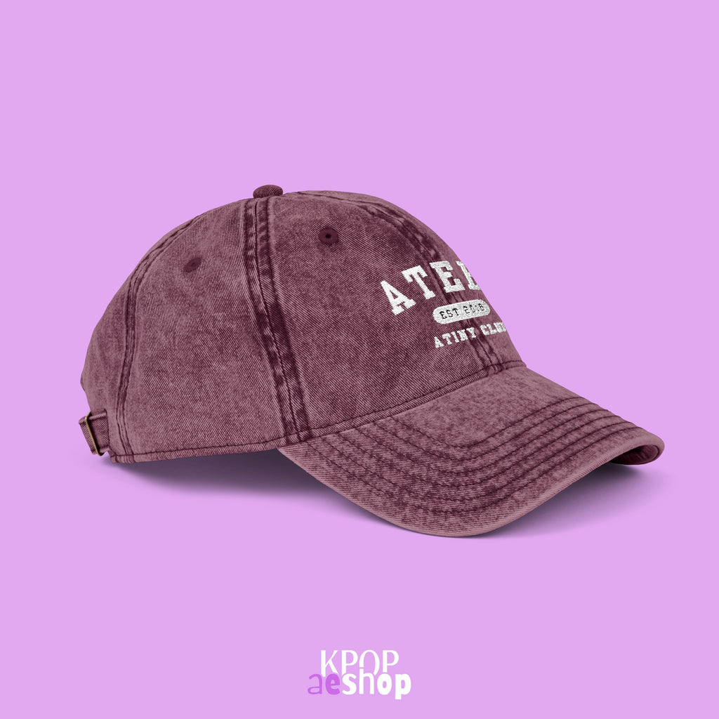 Ateez Atiny Club | Embroidered Vintage Cap