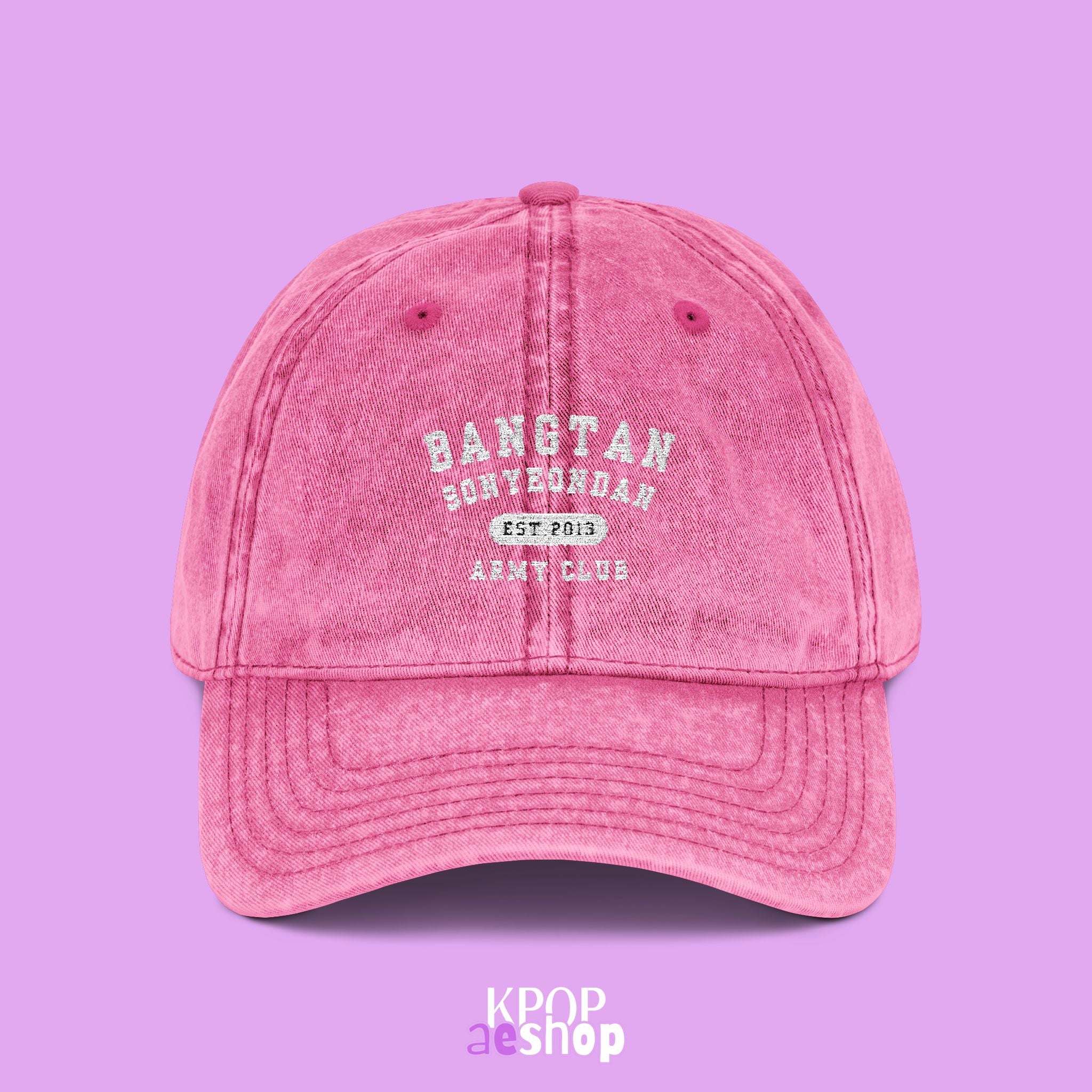 BTS Army Club | Embroidered Vintage Cap