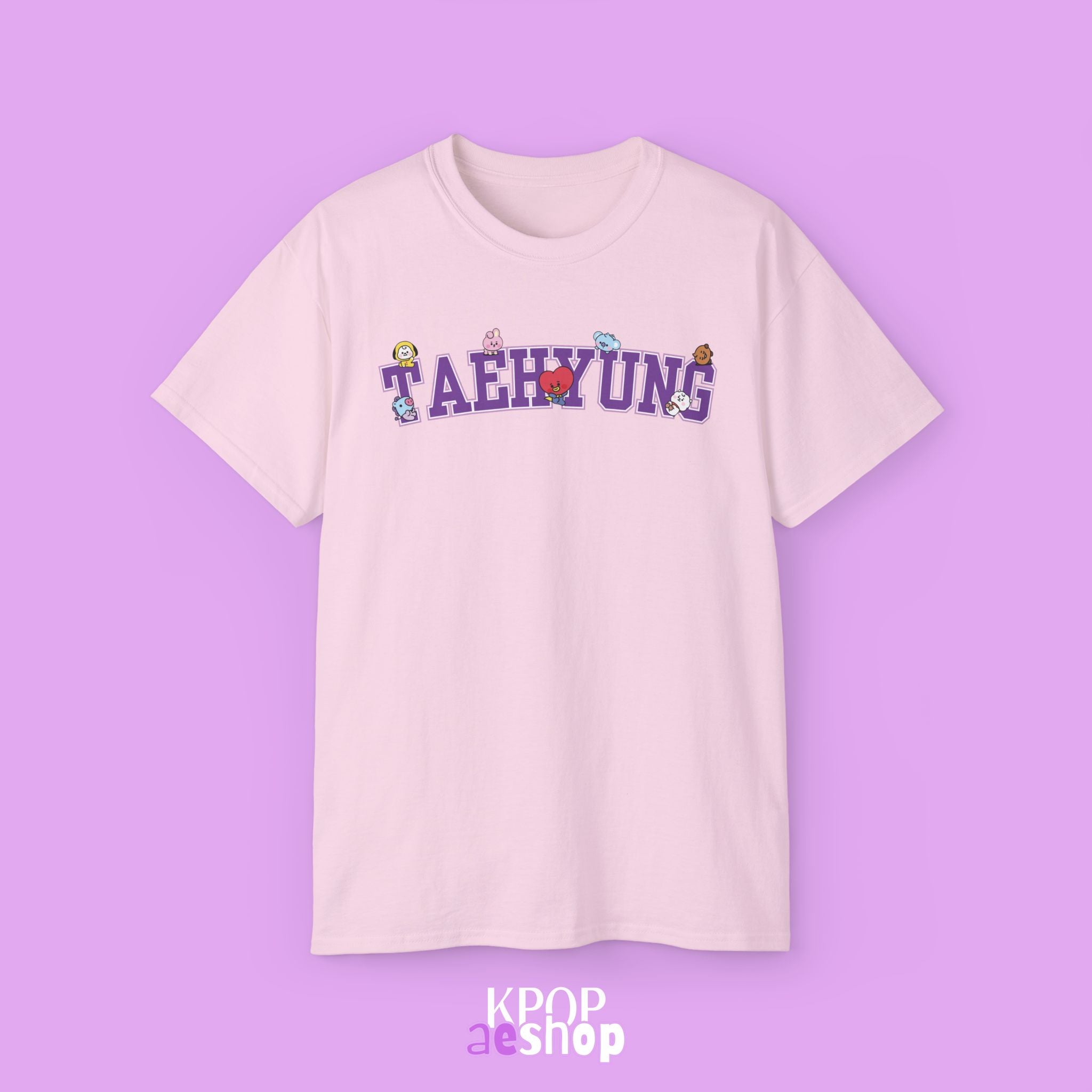 Taehyung BTS Print | Unisex Cotton T-Shirt