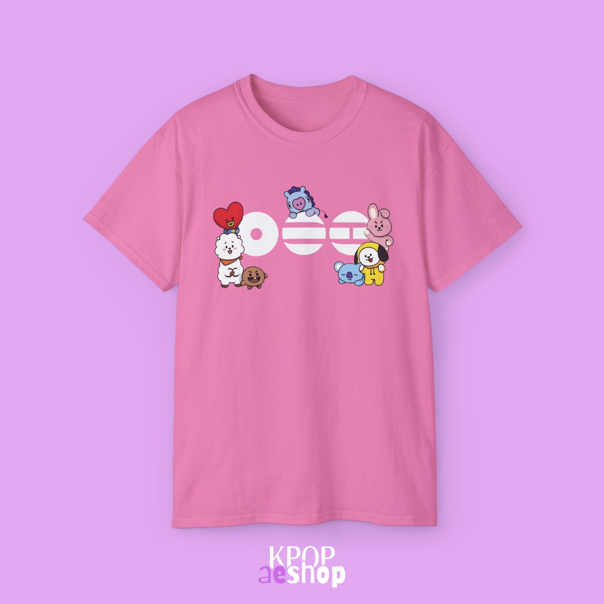 Arirang Bangtan, bt21 Cute Print | Unisex Cotton Tee Shirt