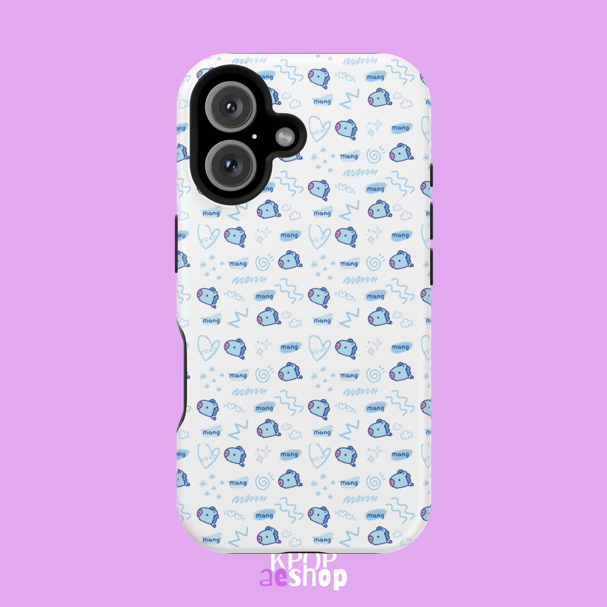 Mang | Cute K-Pop Aesthetic Magnetic Impact-Resistant Phone Case