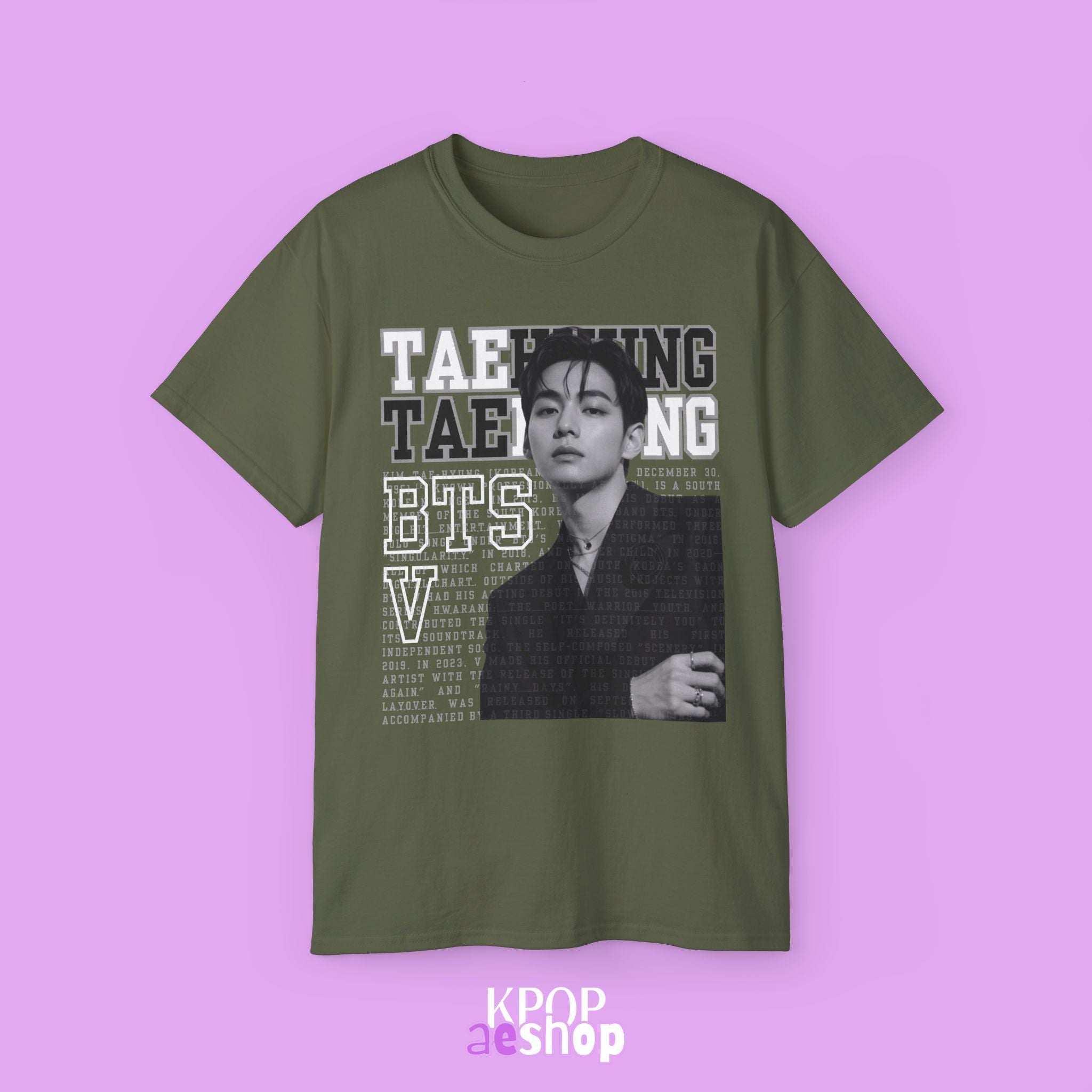 Taehyung BTS V | Unisex Cotton T-Shirt