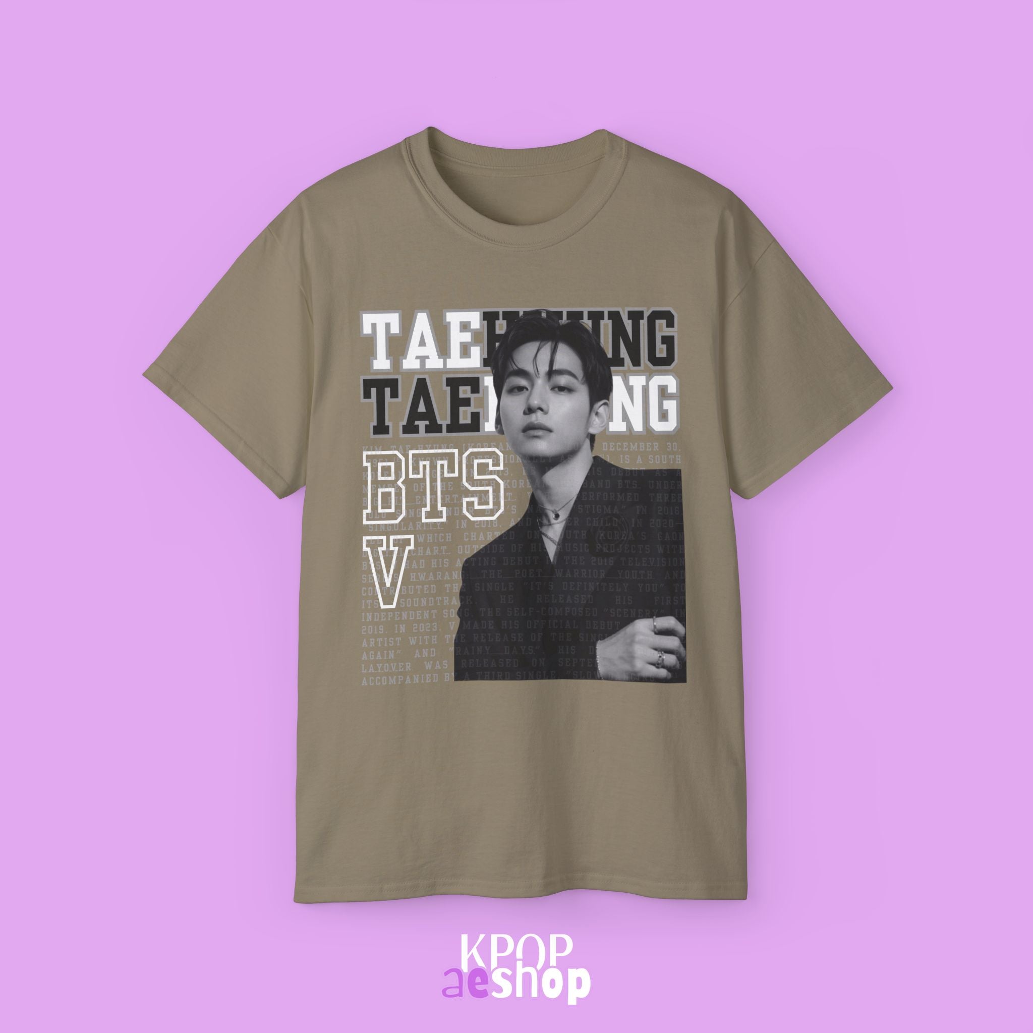 Taehyung BTS V | Unisex Cotton T-Shirt