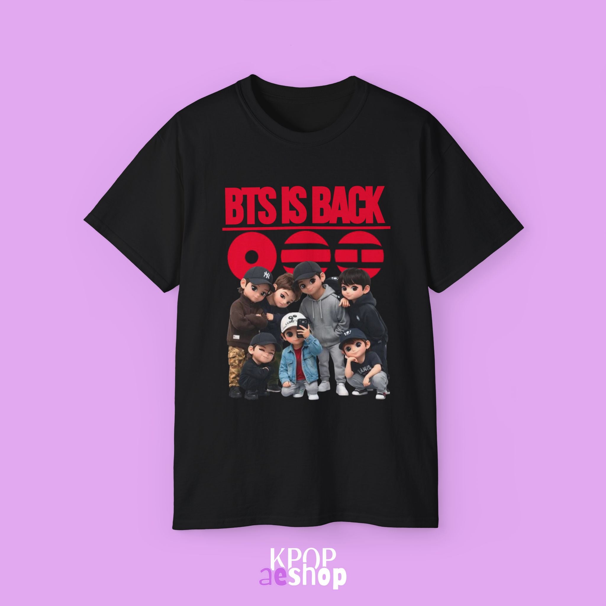 BTS is back, OT7 Arirang Bangtan | Unisex Cotton Tee Shirt