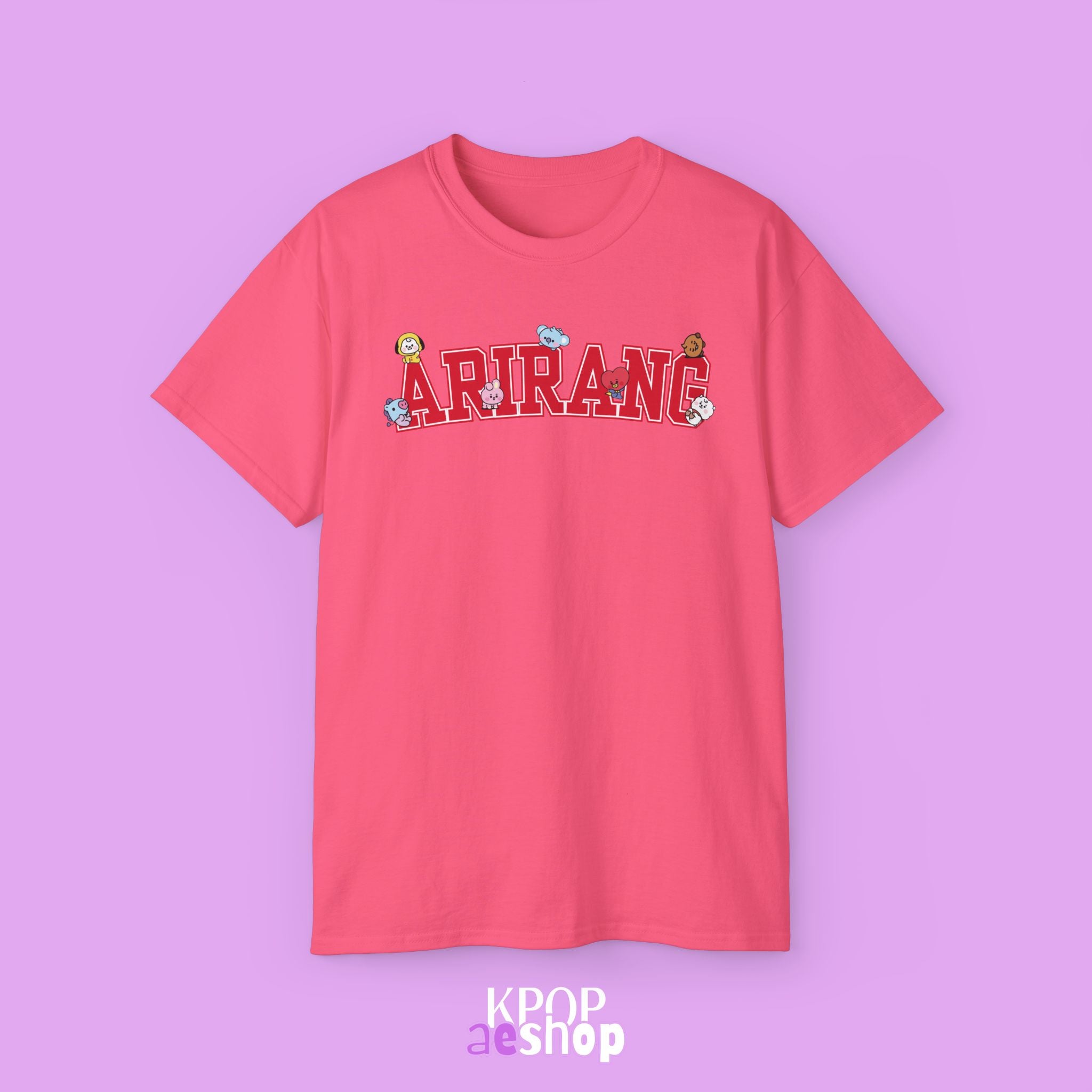 BTS World Tour 2026 Arirang Print | Unisex Cotton T-Shirt