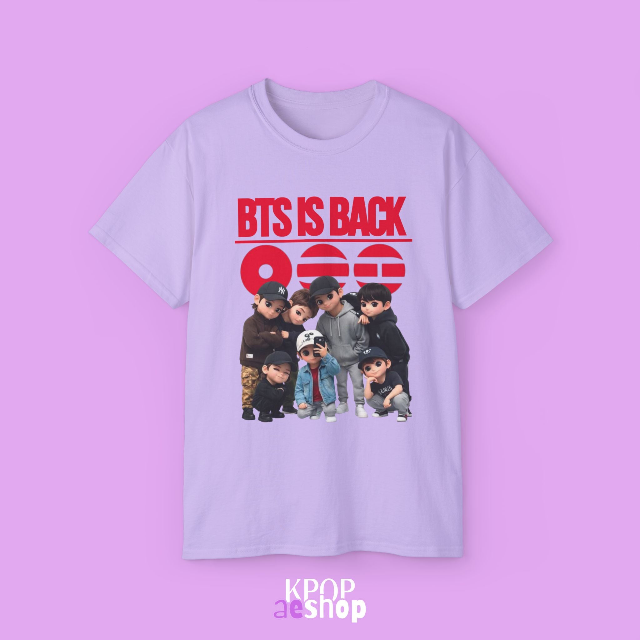 BTS is back, OT7 Arirang Bangtan | Unisex Cotton Tee Shirt