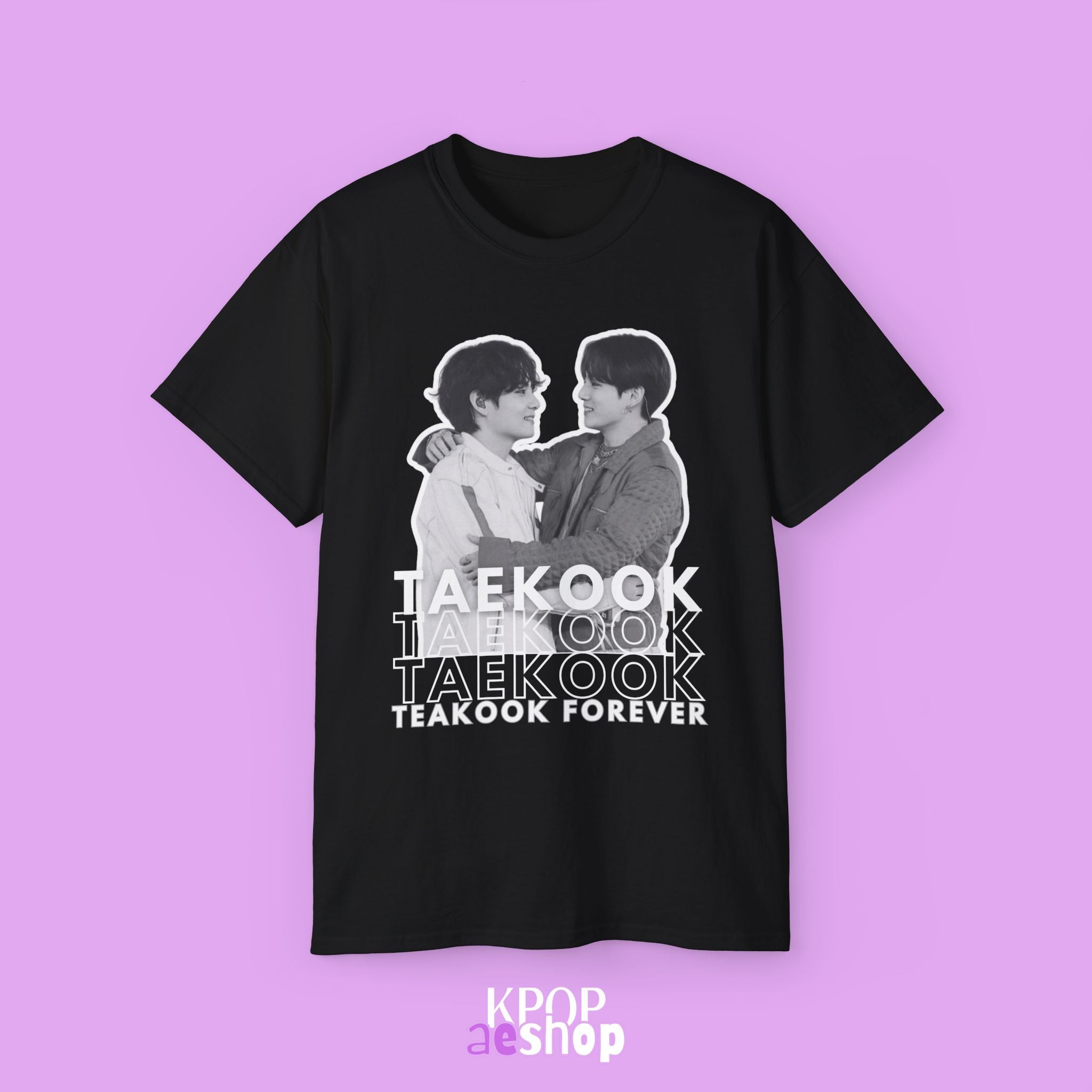 Taekook BTS, Taehyung and Jungkook | Unisex Cotton Tee Shirt