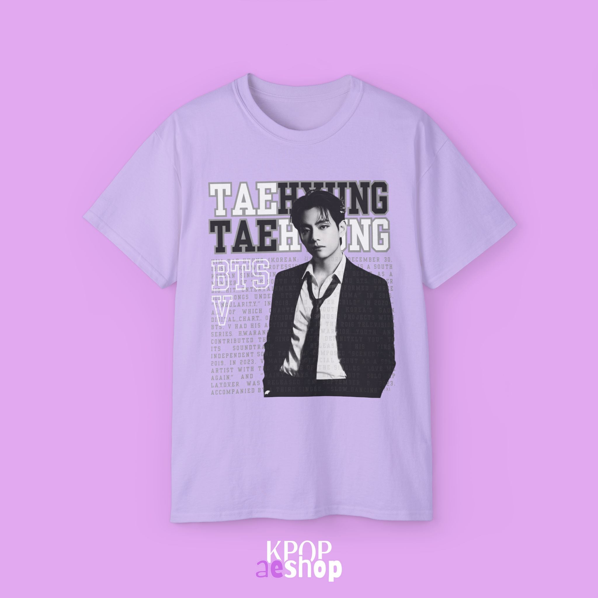 V Taehyung Bangtan | Unisex Cotton T-Shirt