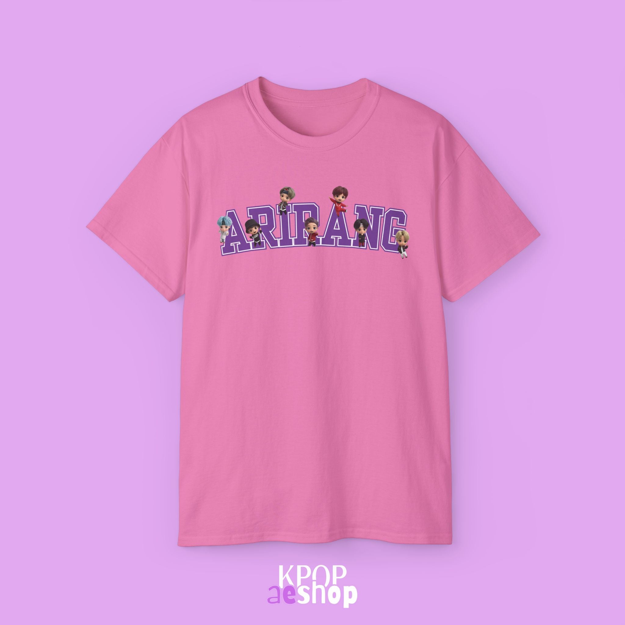 Arirang Bangtan, tinytan Cute Print | Unisex Cotton Tee Shirt