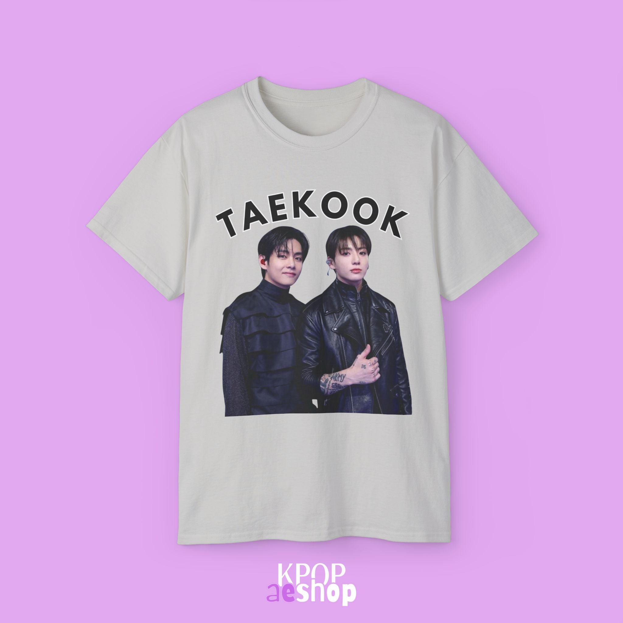 Taekook BTS Taehyung and Jungkook | Unisex Cotton Tee Shirt