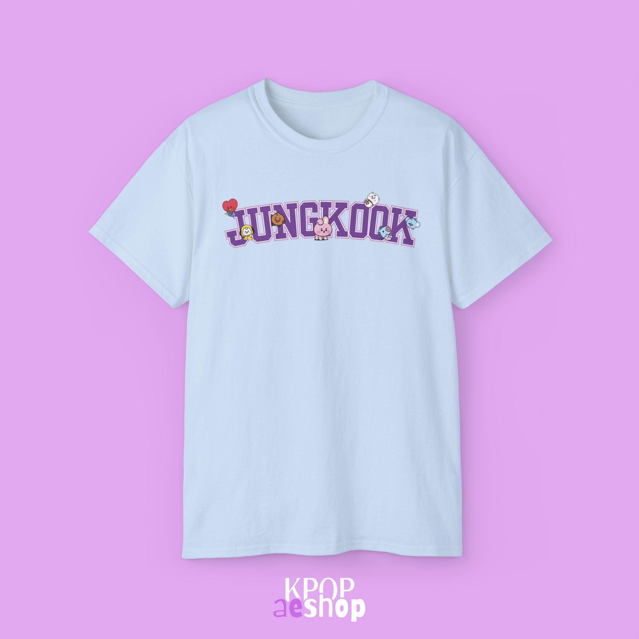 Jungkook BTS Print | Unisex Cotton T-Shirt