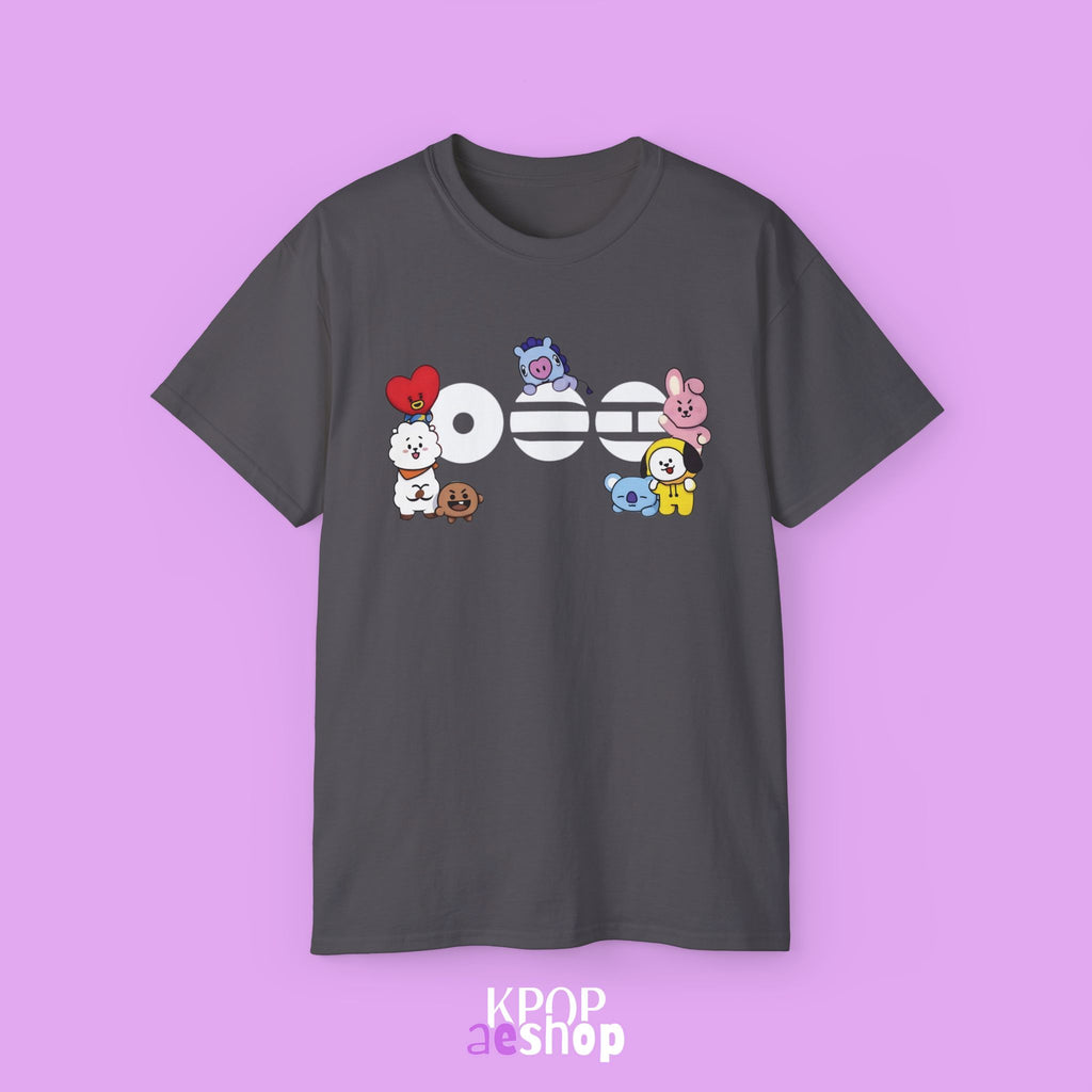 Arirang Bangtan, bt21 Cute Print | Unisex Cotton Tee Shirt