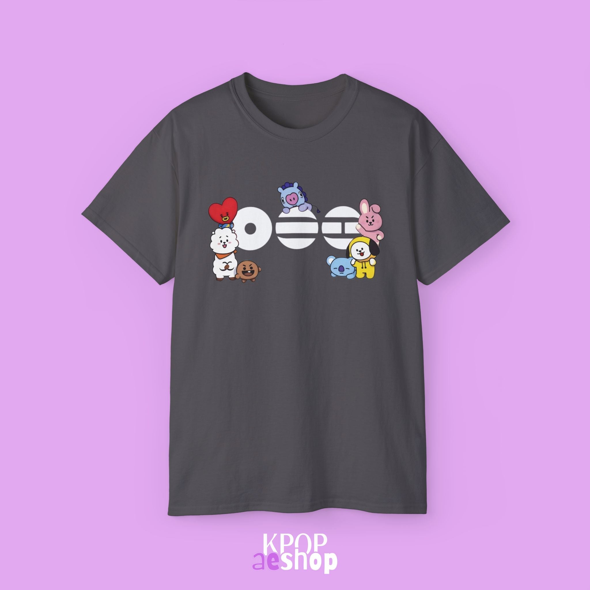 Arirang Bangtan, bt21 Cute Print | Unisex Cotton Tee Shirt