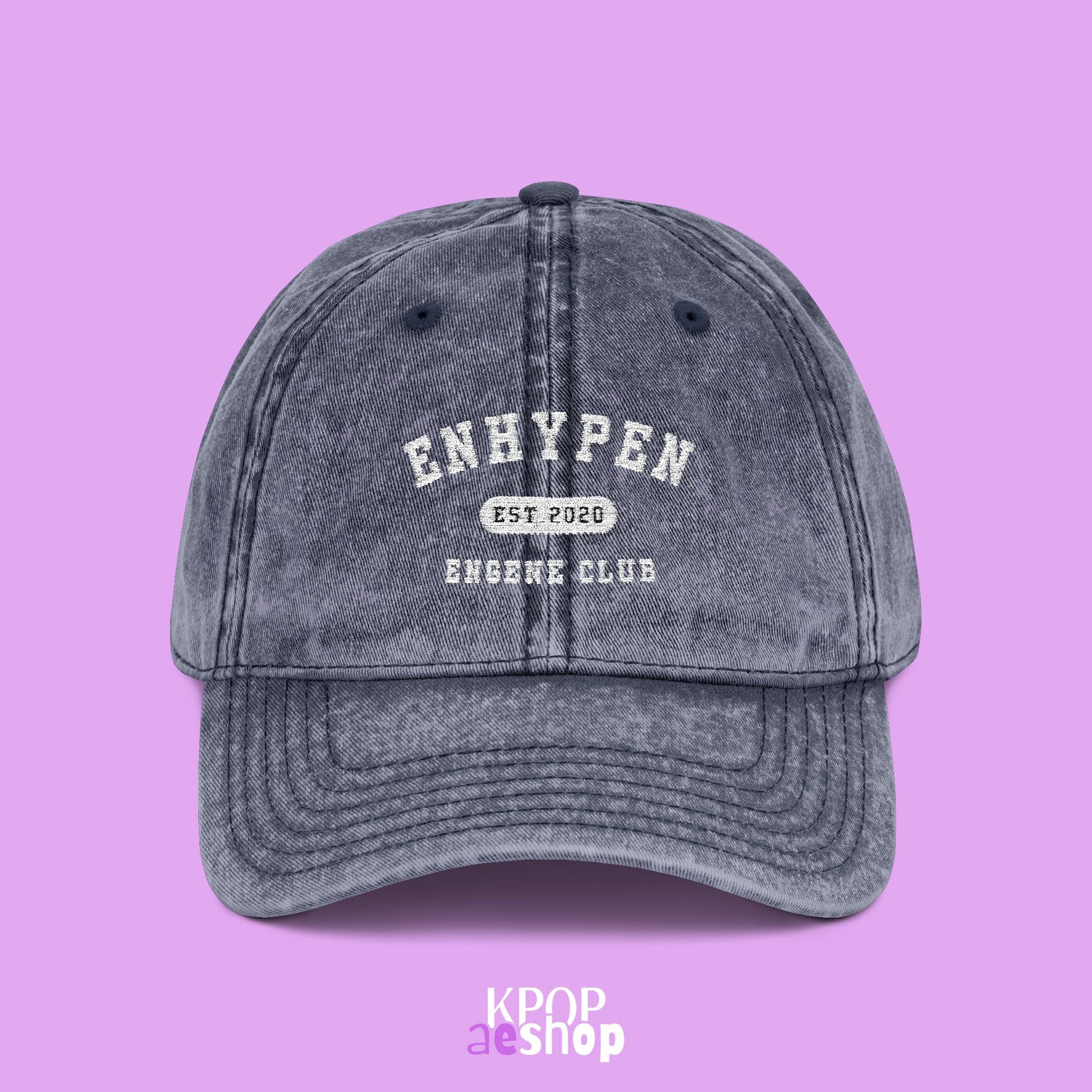 Enhypen Engene Club | Embroidered Vintage Cap