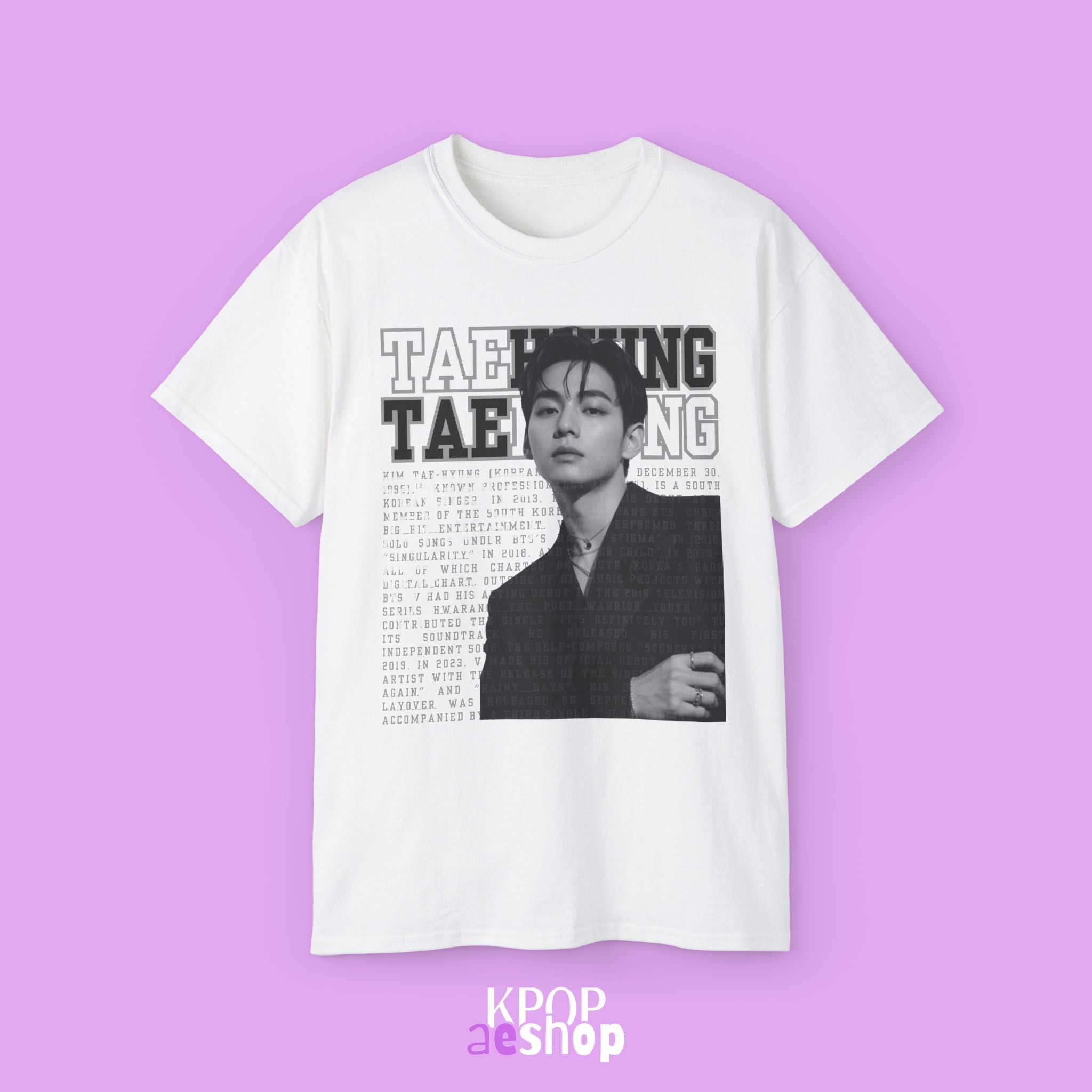 Taehyung BTS V | Unisex Cotton T-Shirt