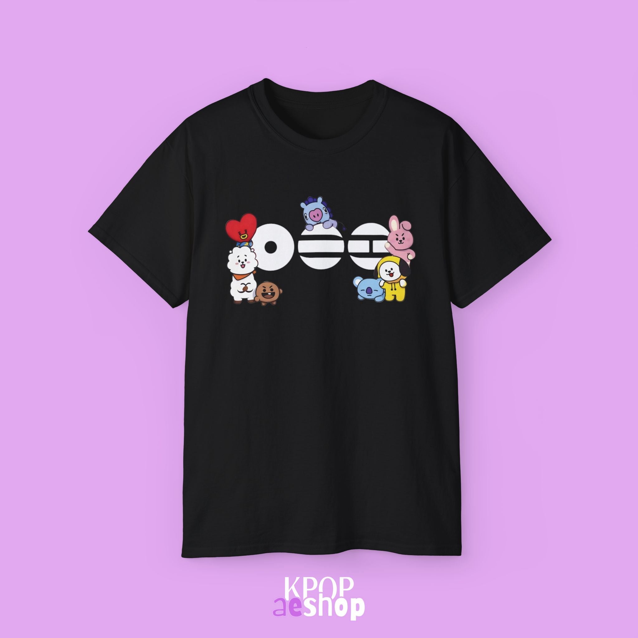 Arirang Bangtan, bt21 Cute Print | Unisex Cotton Tee Shirt