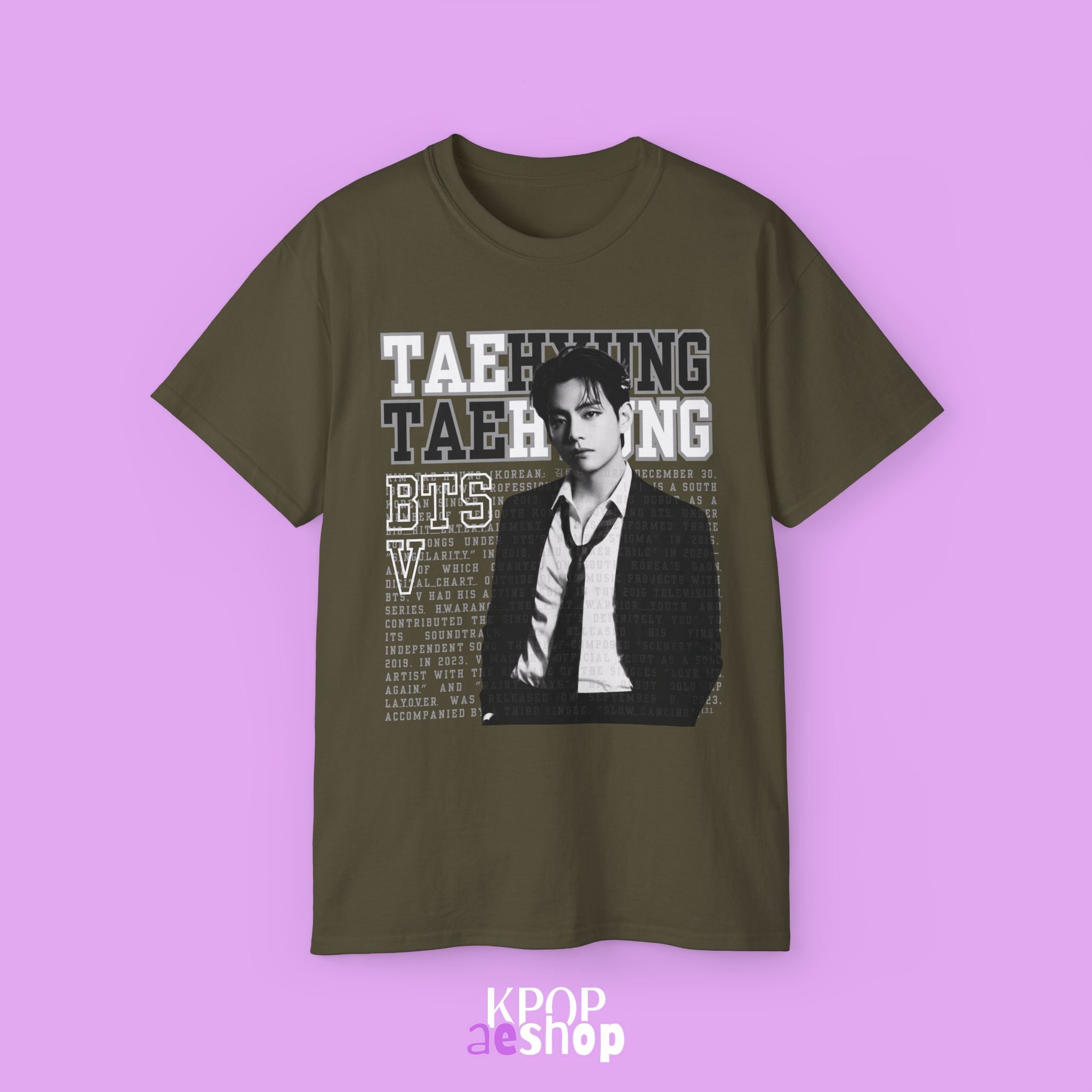 V Taehyung Bangtan | Unisex Cotton T-Shirt