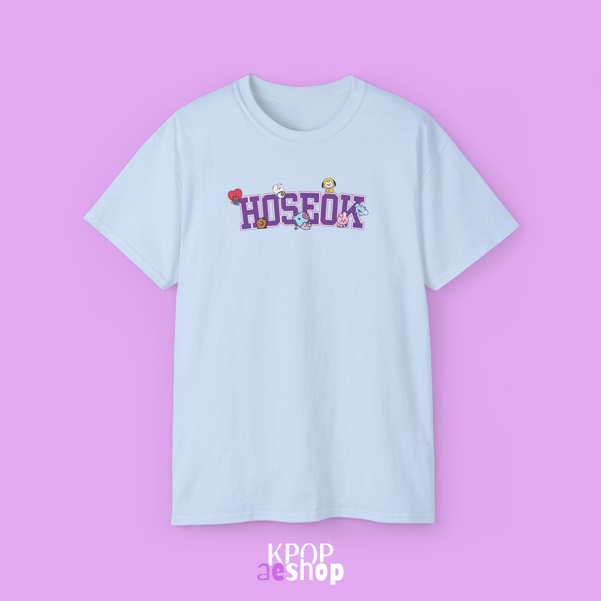 Hoseok BTS Print | Unisex Cotton T-Shirt